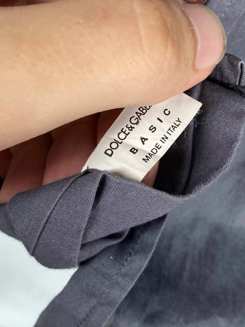 Dolce & Gabbana Shirts Button Ups Dolce & Gabbana Dolce Gabbana Basic Grey Button Ups Shirt Gray Luxury