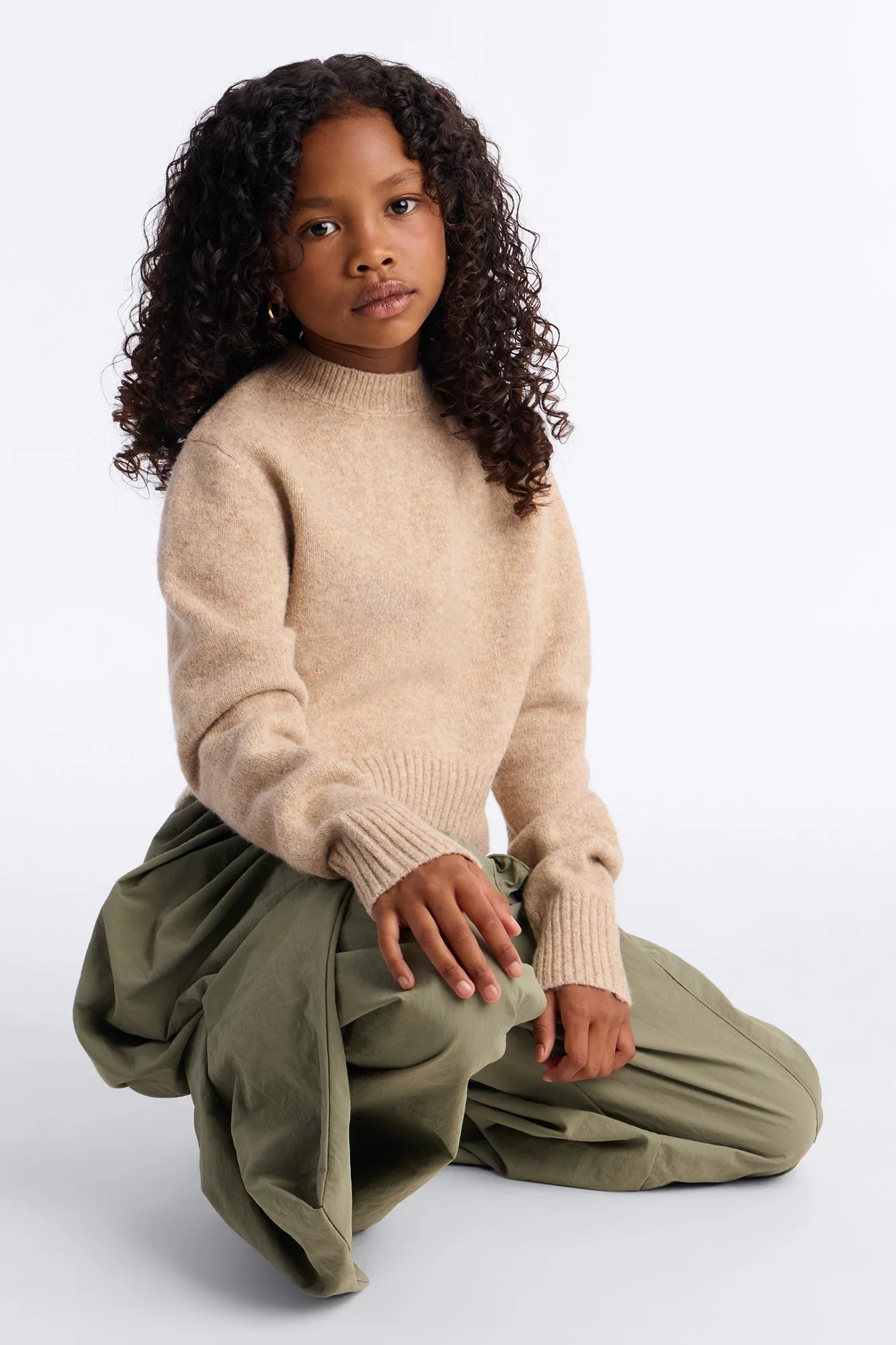 Mini Fresh Air Sweater - Taupe