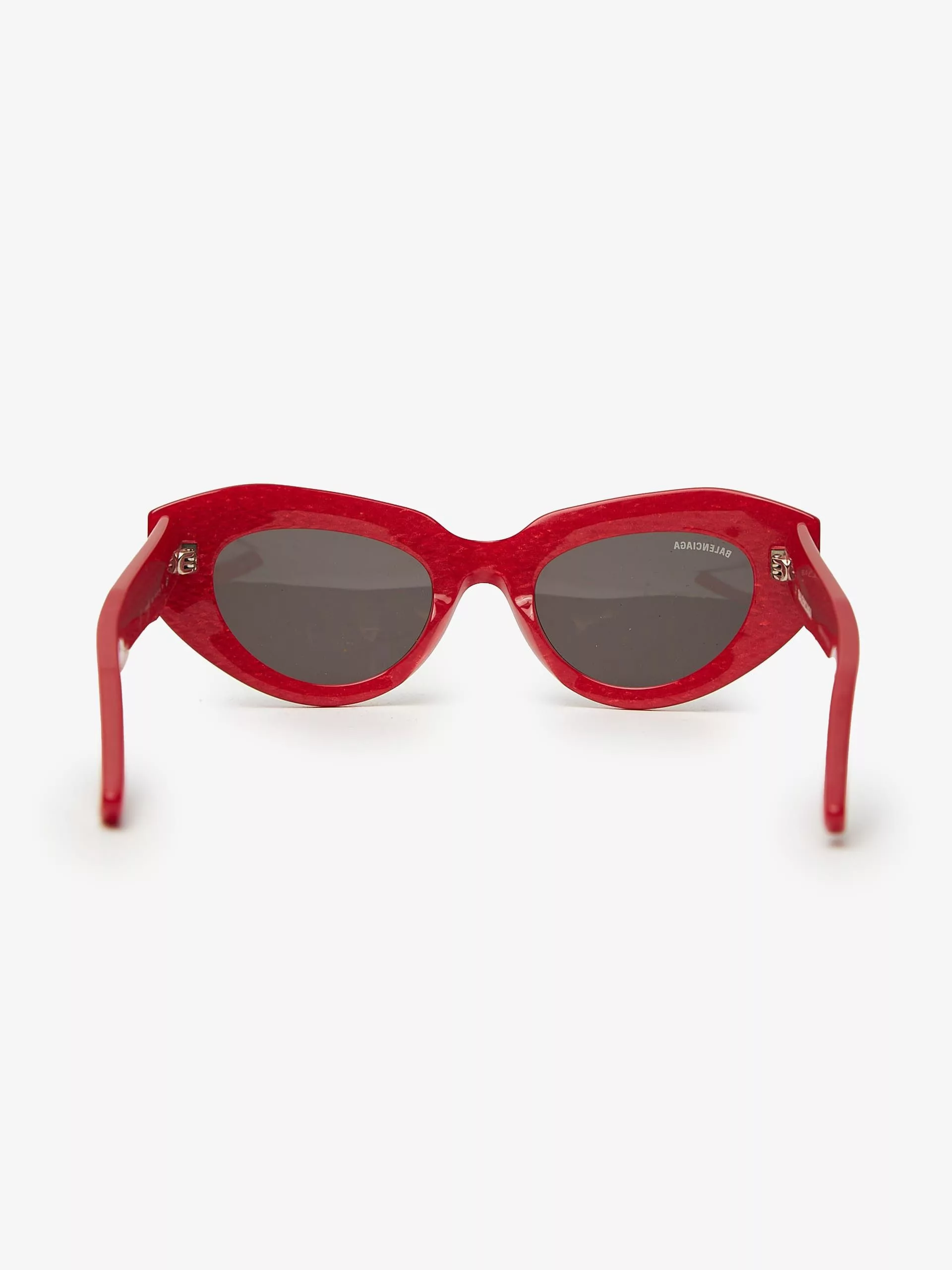 Balenciaga Glasses Balenciaga Red Shiny Sunglasses