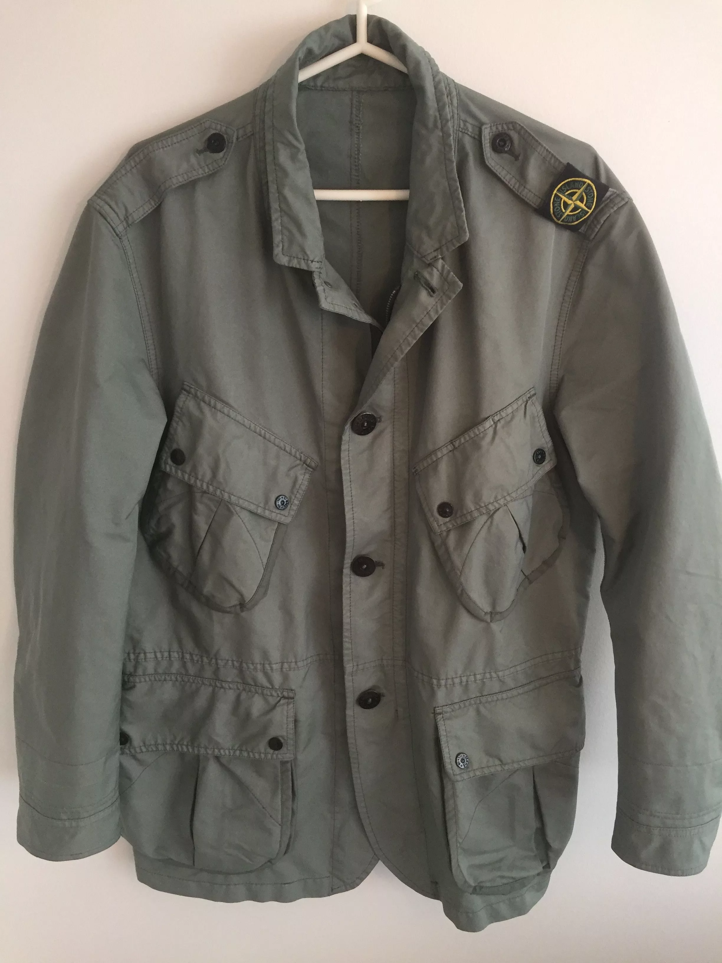 Stone Island Parkas Stone Island David Light TC Field Coat SS2010 Green