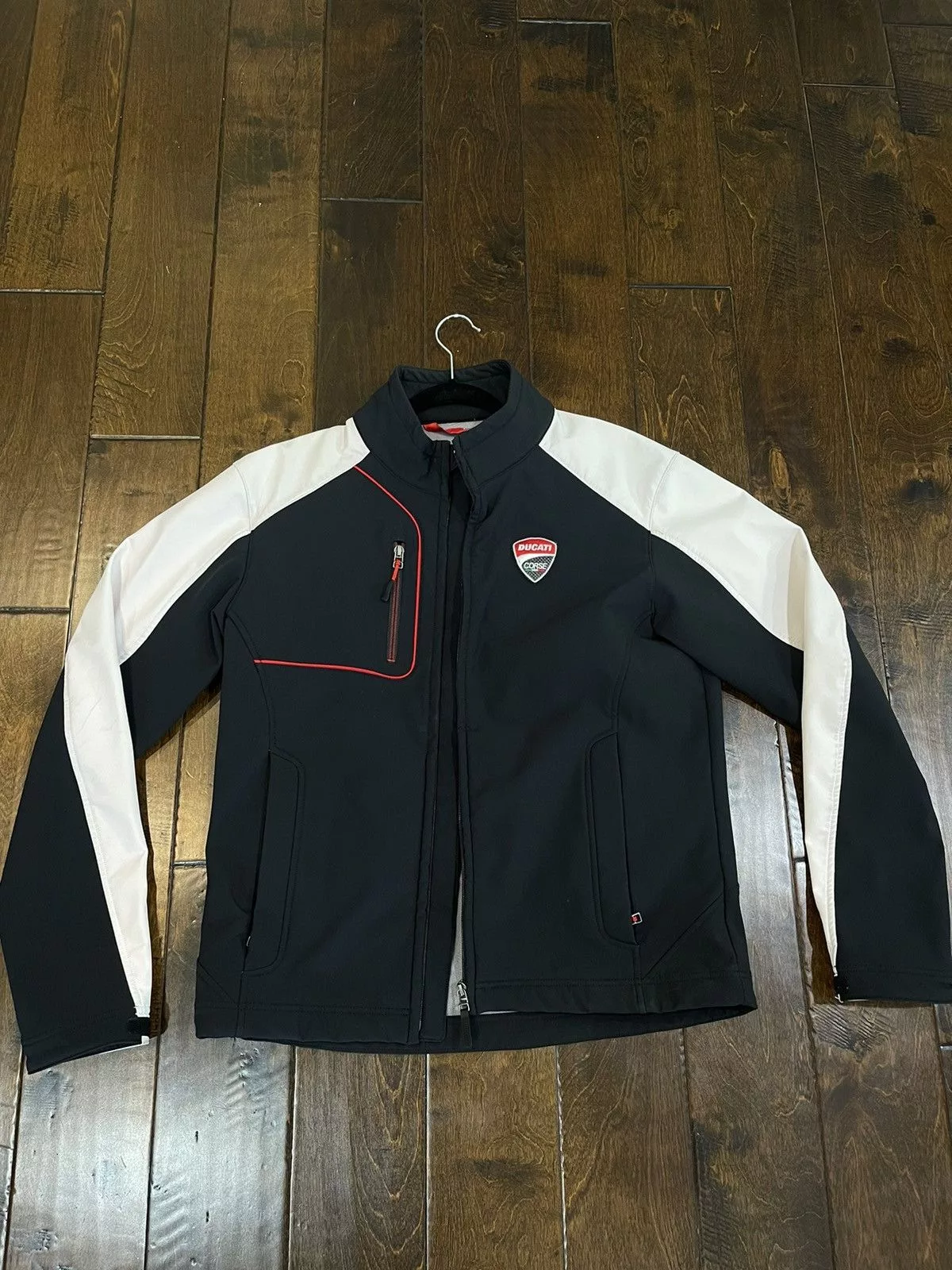 Ducati Light Jackets Vintage Ducati ‘CORSE’ Racing Jacket Black
