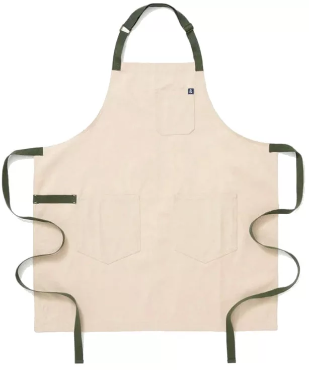 Sage White Essential Apron