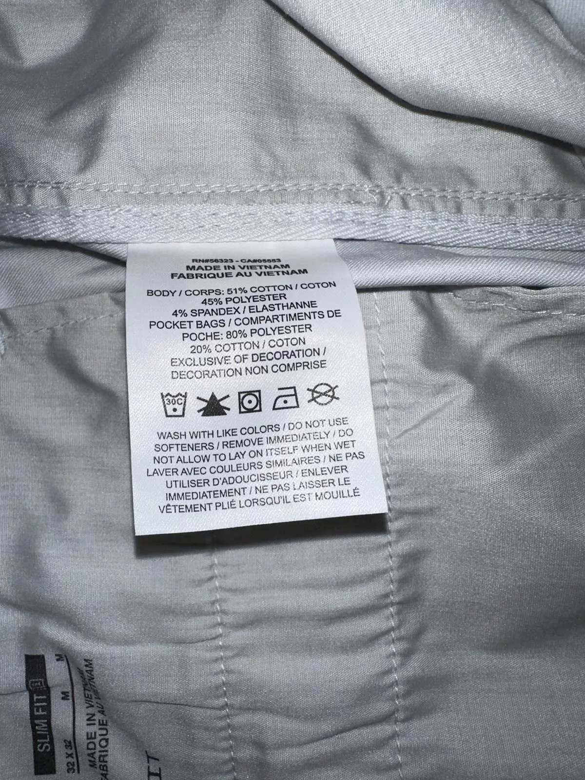 Nike Denim Nike Men's Flex UV Chino Golf White Pants