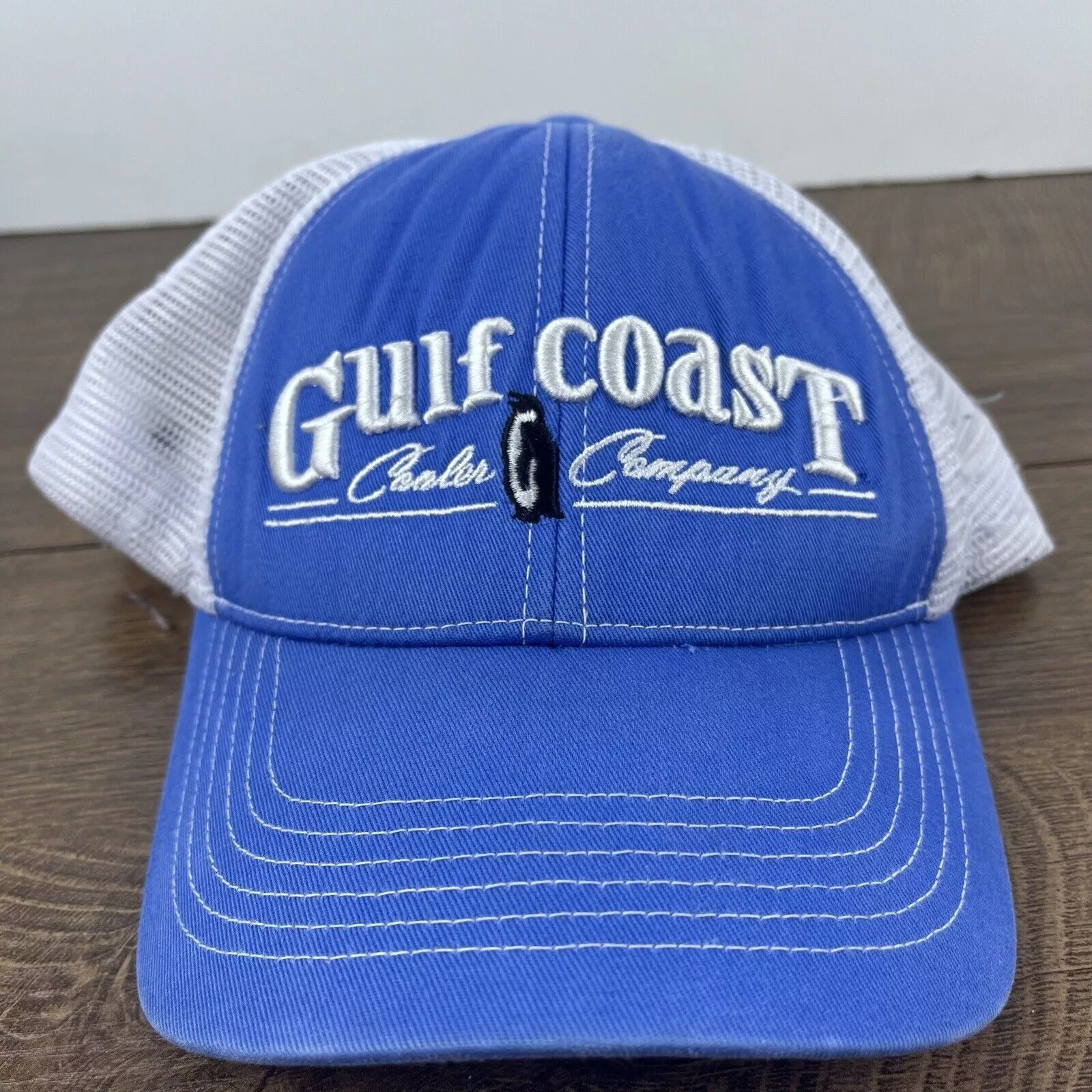 Other Hats Other Gulf Coast Cooler Company Hat Snapback Hat Blue Adjustable H