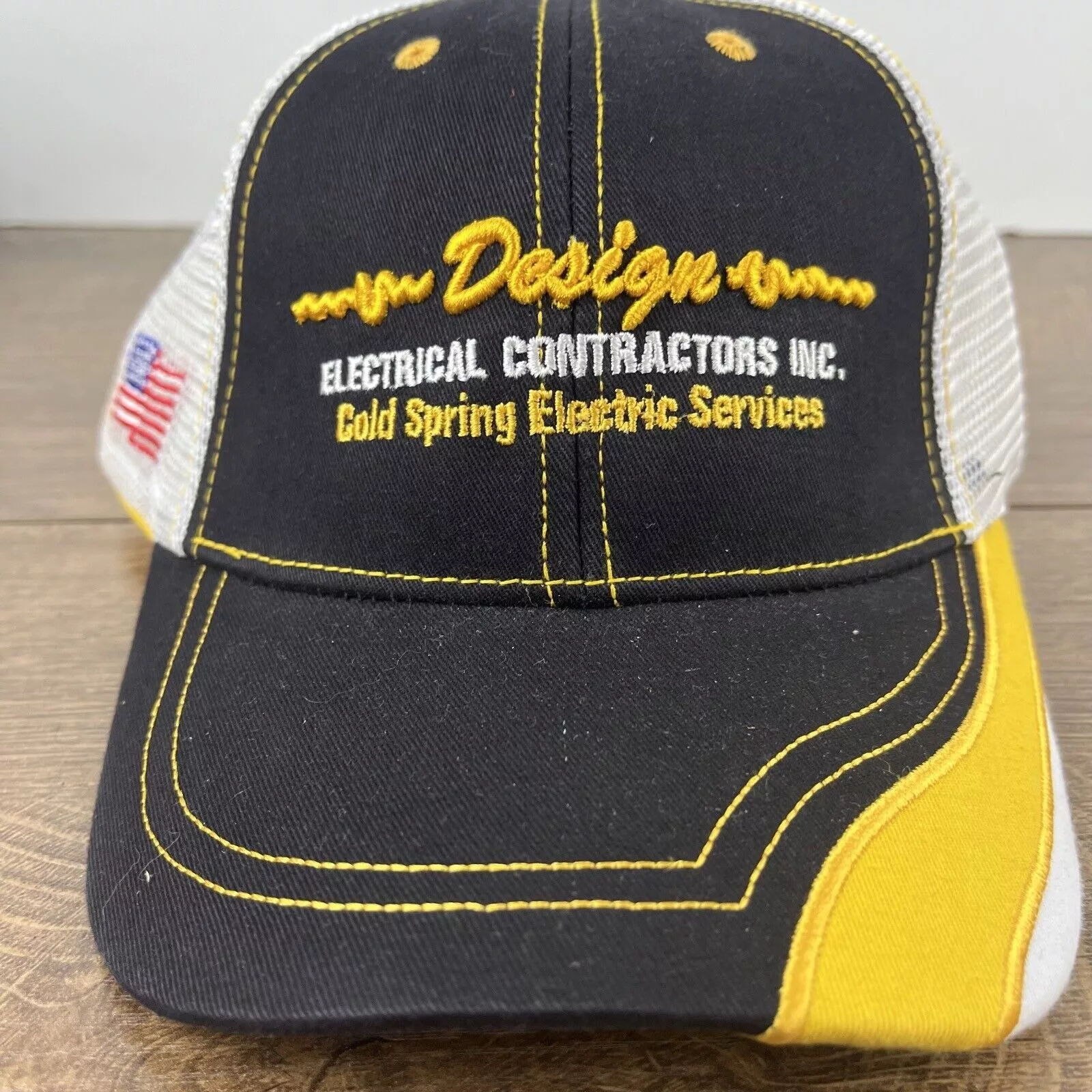 Other Hats Other Design Electrical Contractors Hat Black Cap Hat Adjustable H