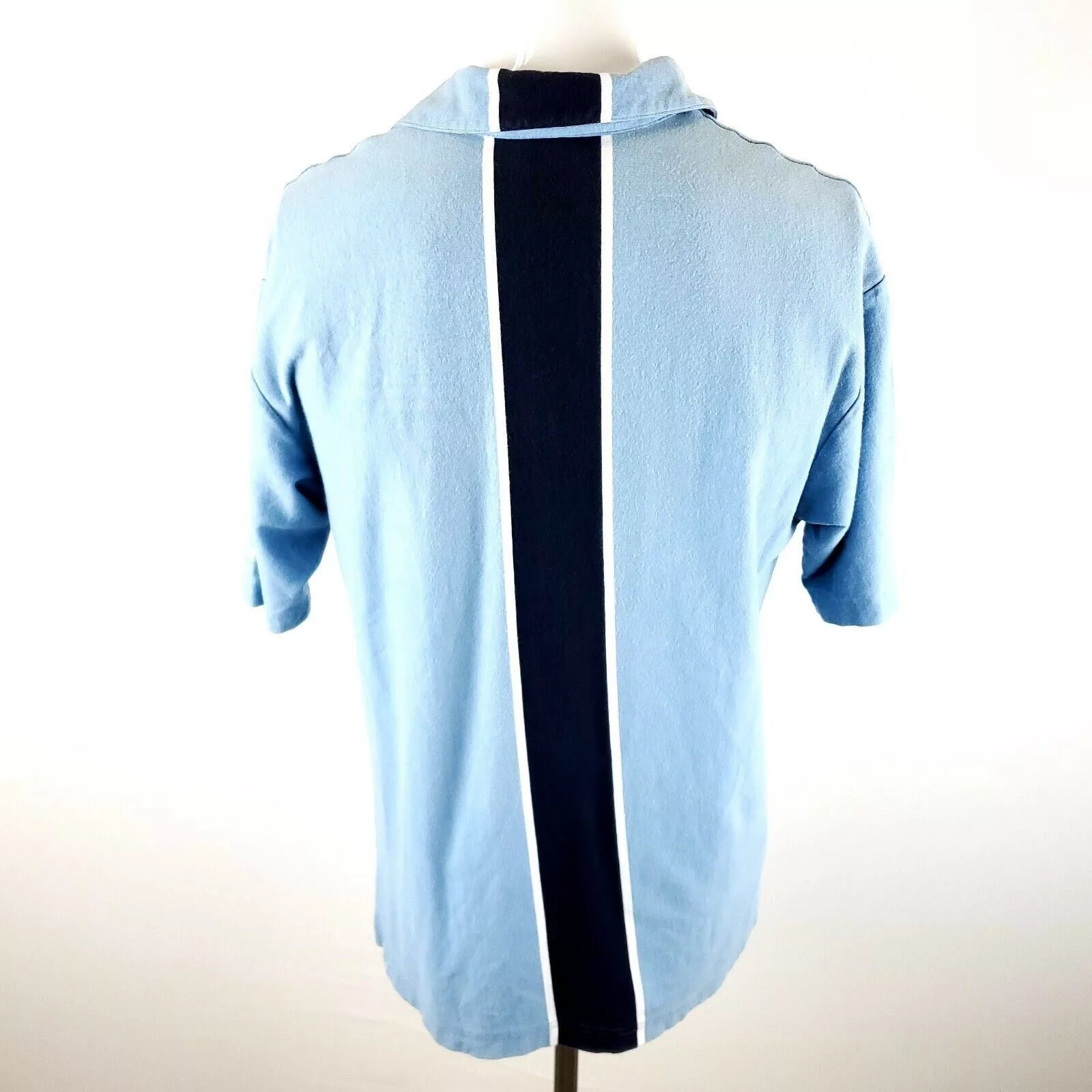 Nike Polos Nike Small Blue Back Stripe Polo