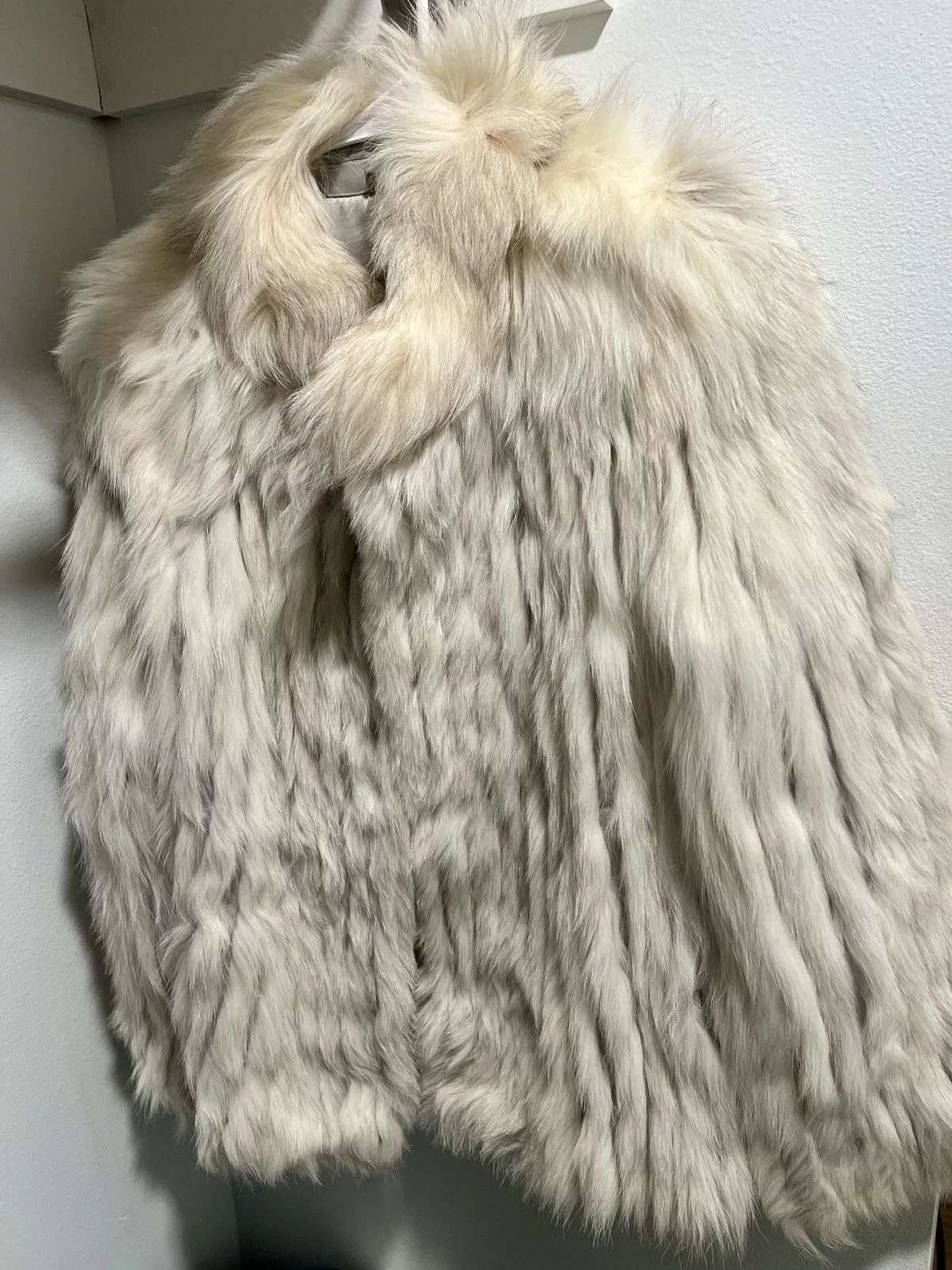 Other Coats Other Luxury Fox Fur Winter Coat Clothing White