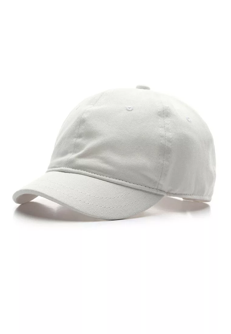 Other Hats Other White Korean Style Short Brim Baseball Cap