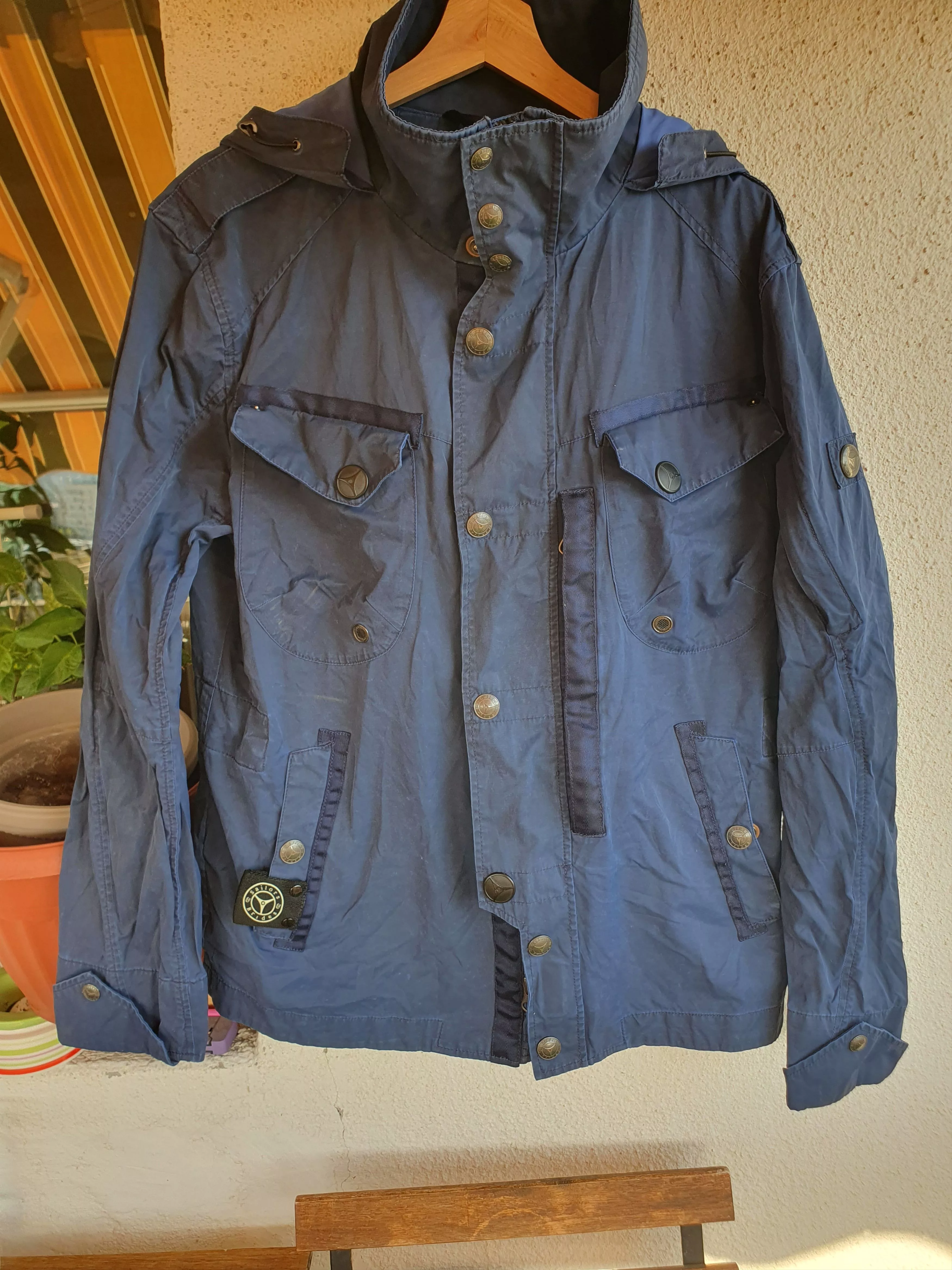 Other Light Jackets Other Sailors & Brides Devonvale Windbreaker Navy jacket sz L Blue Sportswear