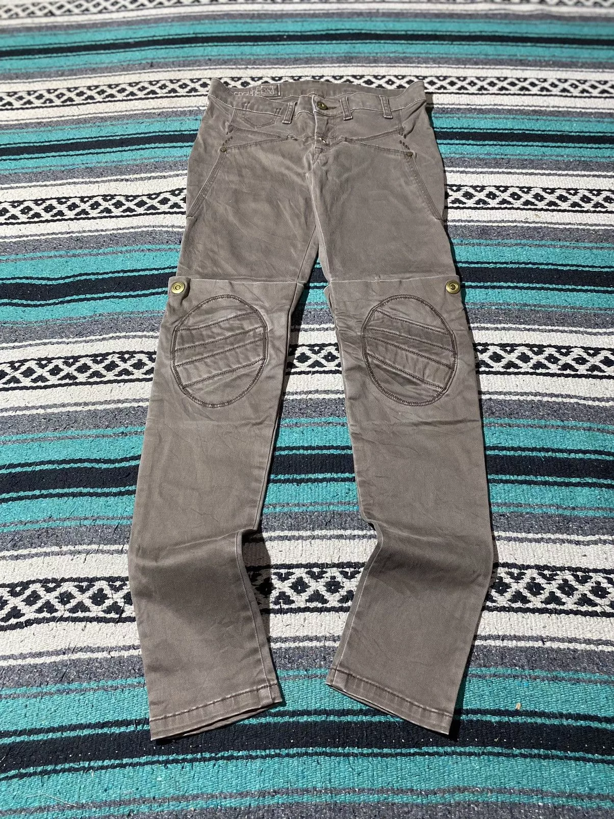 Marithe + Francois Girbaud Pants Marithe + Francois Girbaud Marithe Francois Girbaud Women Skinny Biker Pants Brown
