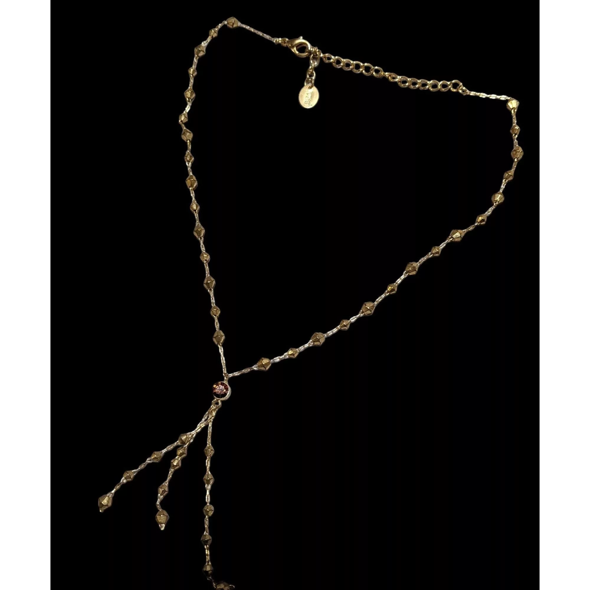 Other Necklaces Other Y2K Icing Gold Beaded Tassel Necklace