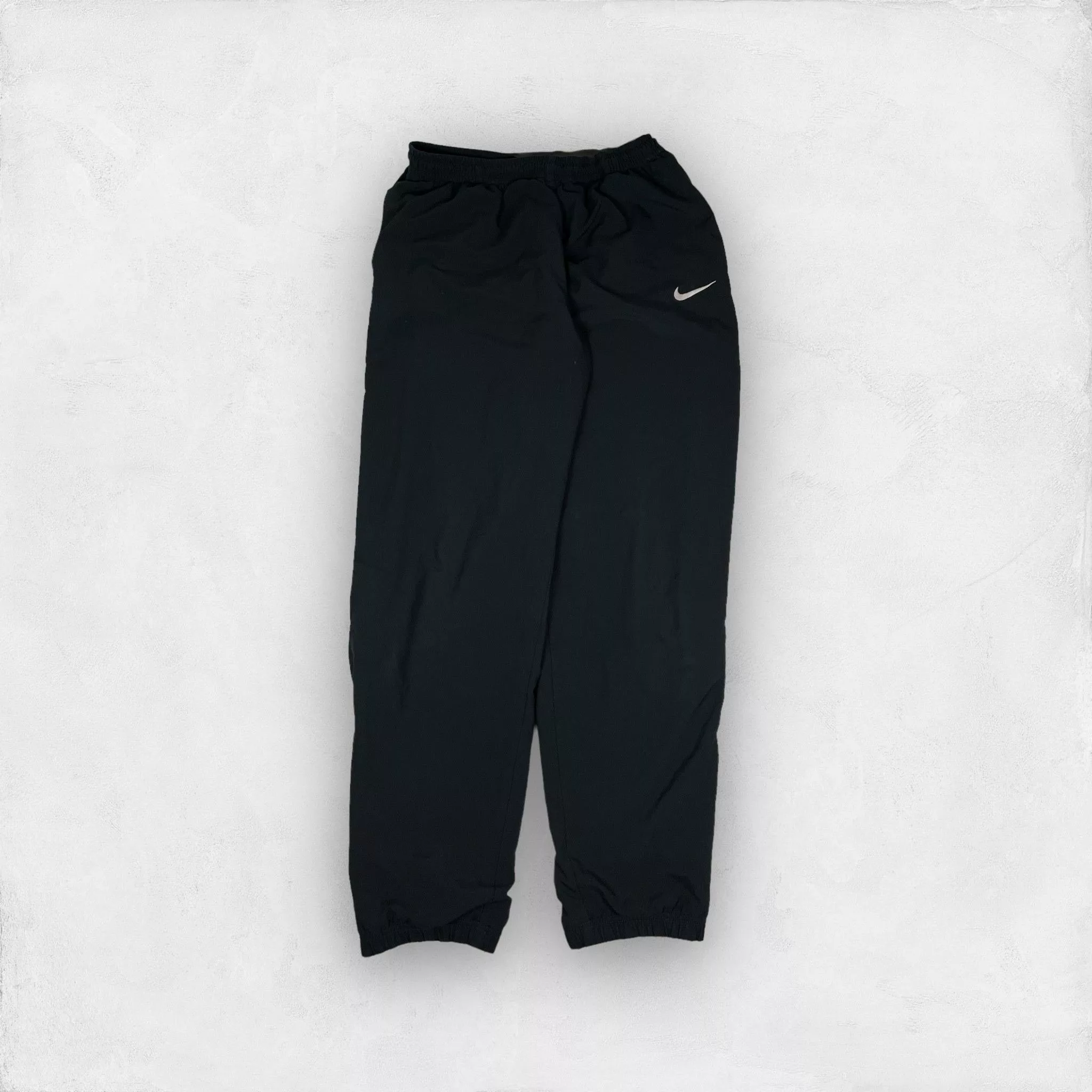 Nike Sweatpants Nike × Vintage Nike Women's Black Swoosh Pockets Ankle Zip Track Pants XL