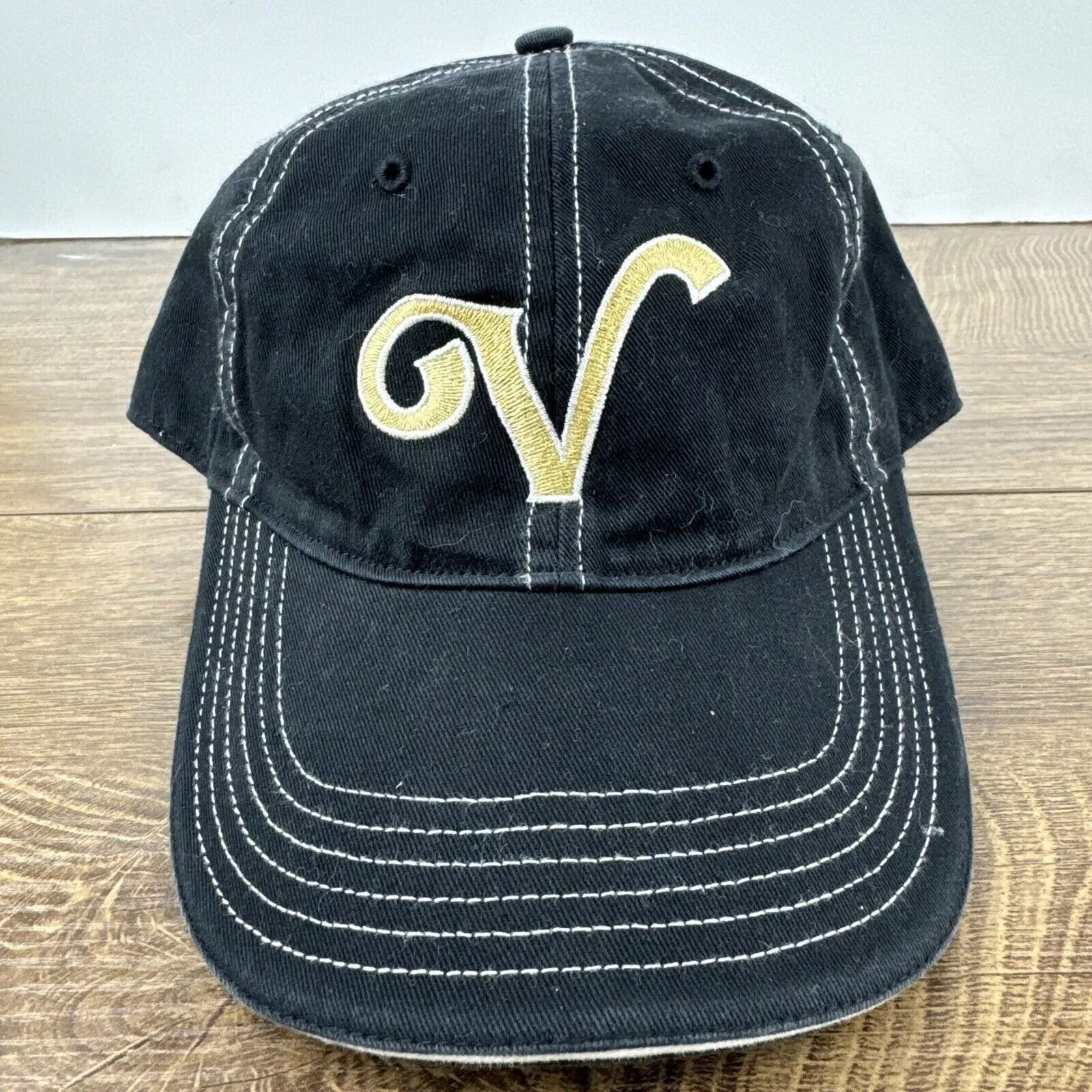 Other Hats Other Vanderbilt Commodores Black Hat Adjustable Adult Size Hat Ca