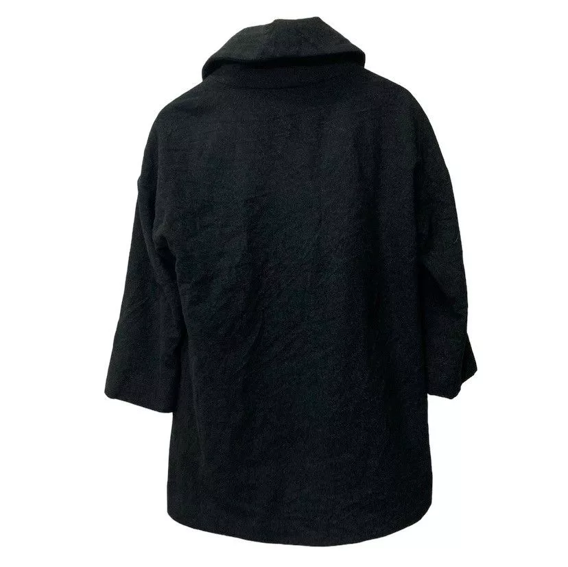 Journal Standard Parkas Vintage Journal Standard Wool Trench Coat Black