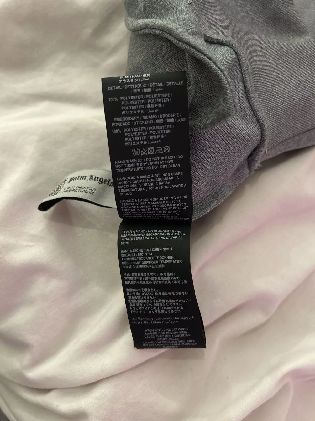 Palm Angels Jackets Palm Angels Palm Angles Track Jacket Gray