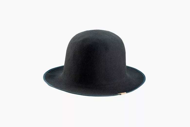 Visvim Hats visvim LAUREATE HAT (BEAVER PELT) Black
