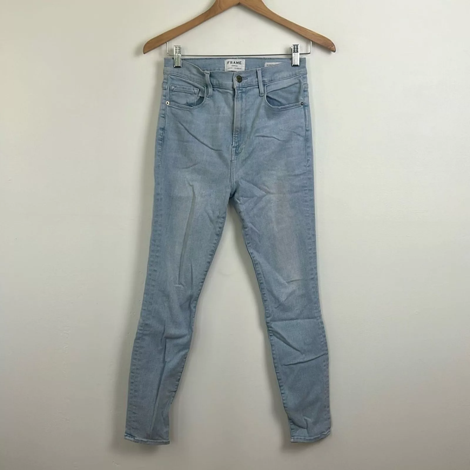 Frame Jeans Frame Denim Ali High Rise Cigarette Jeans Blue