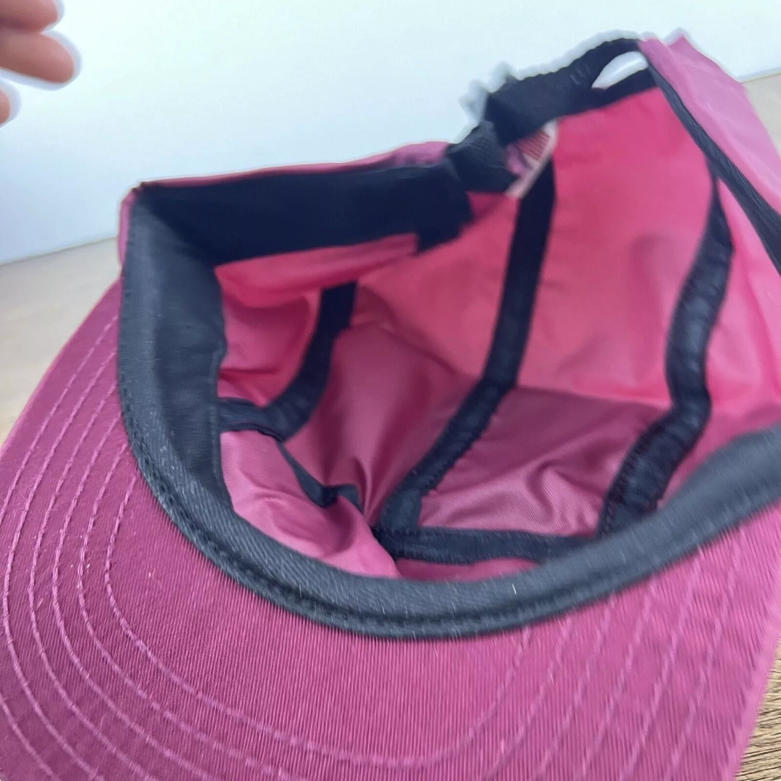 Other Hats Other Maroon Red Running Hat Athletic Cap Red Adjustable Hat Red A