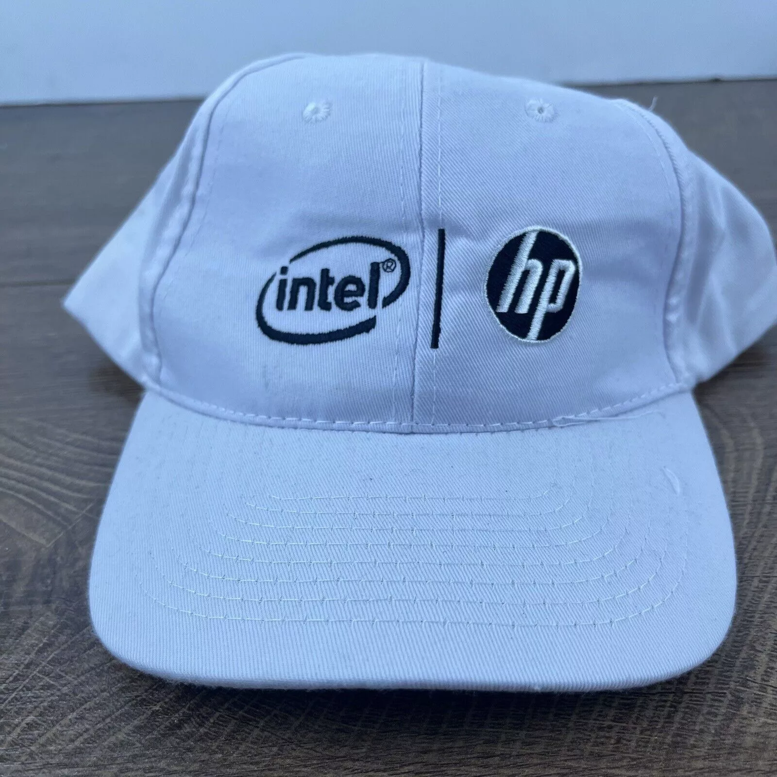 Other Hats Other Intel HP Hat Baseball Adjustable Hat White Adjustable Hat Ad
