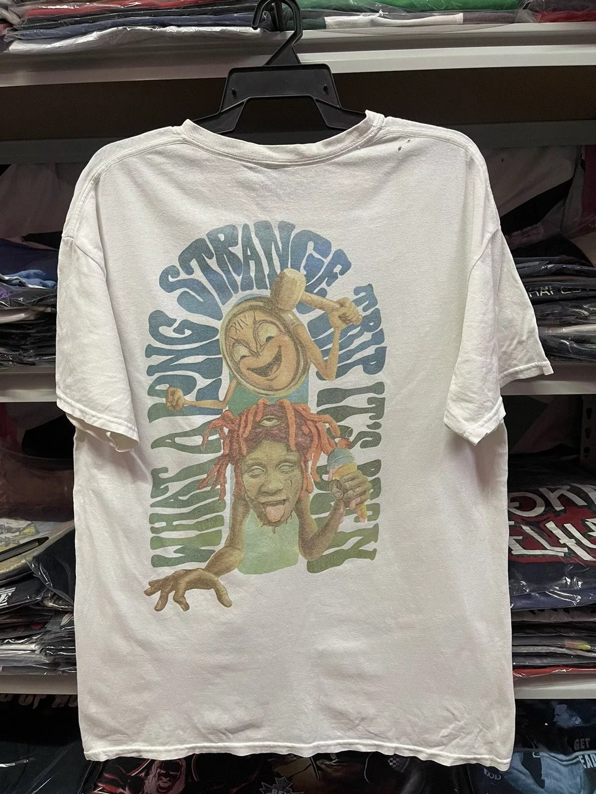 Rap Tees Short Sleeve T Shirts Rap Tees x Trippie Redd🔥🔥🔥 White