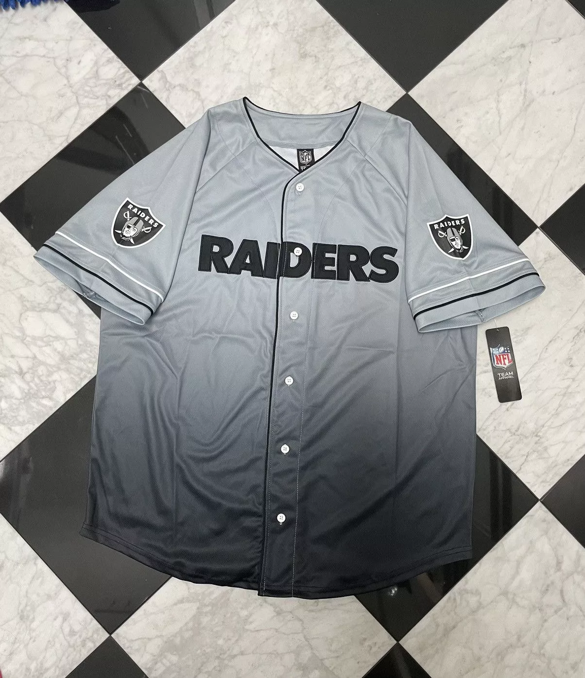 NFL Jerseys NFL 🔥 Raiders Jersey Gray