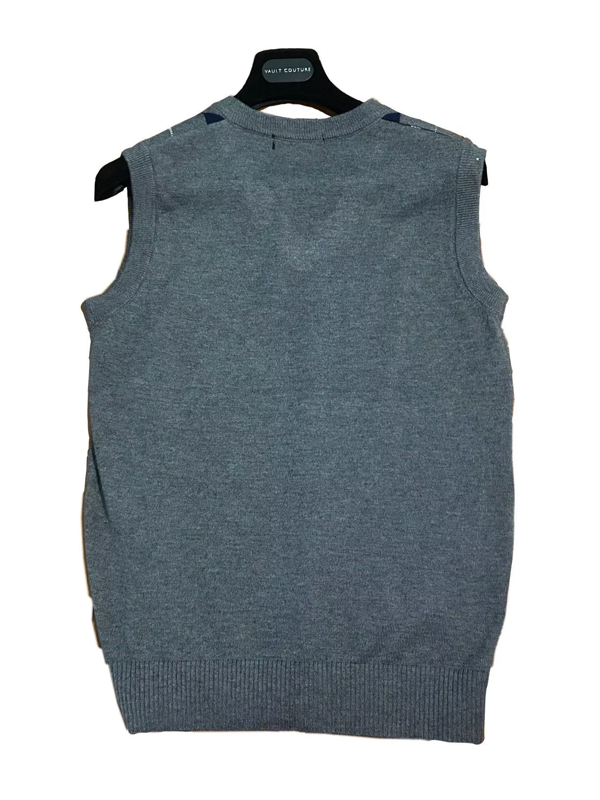 Designer Sweaters Knitwear Designer × Shanghai Tang × Vintage Jian mo grey knit vest Gray