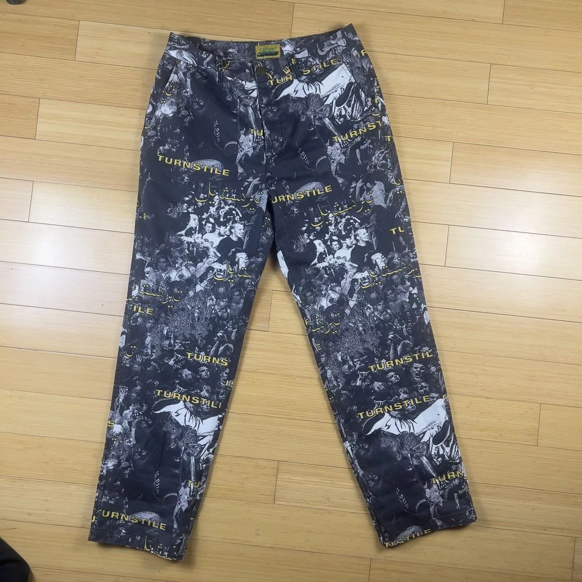 Other Denim Other Carpet Turnstile Printed Denim Pants Multi