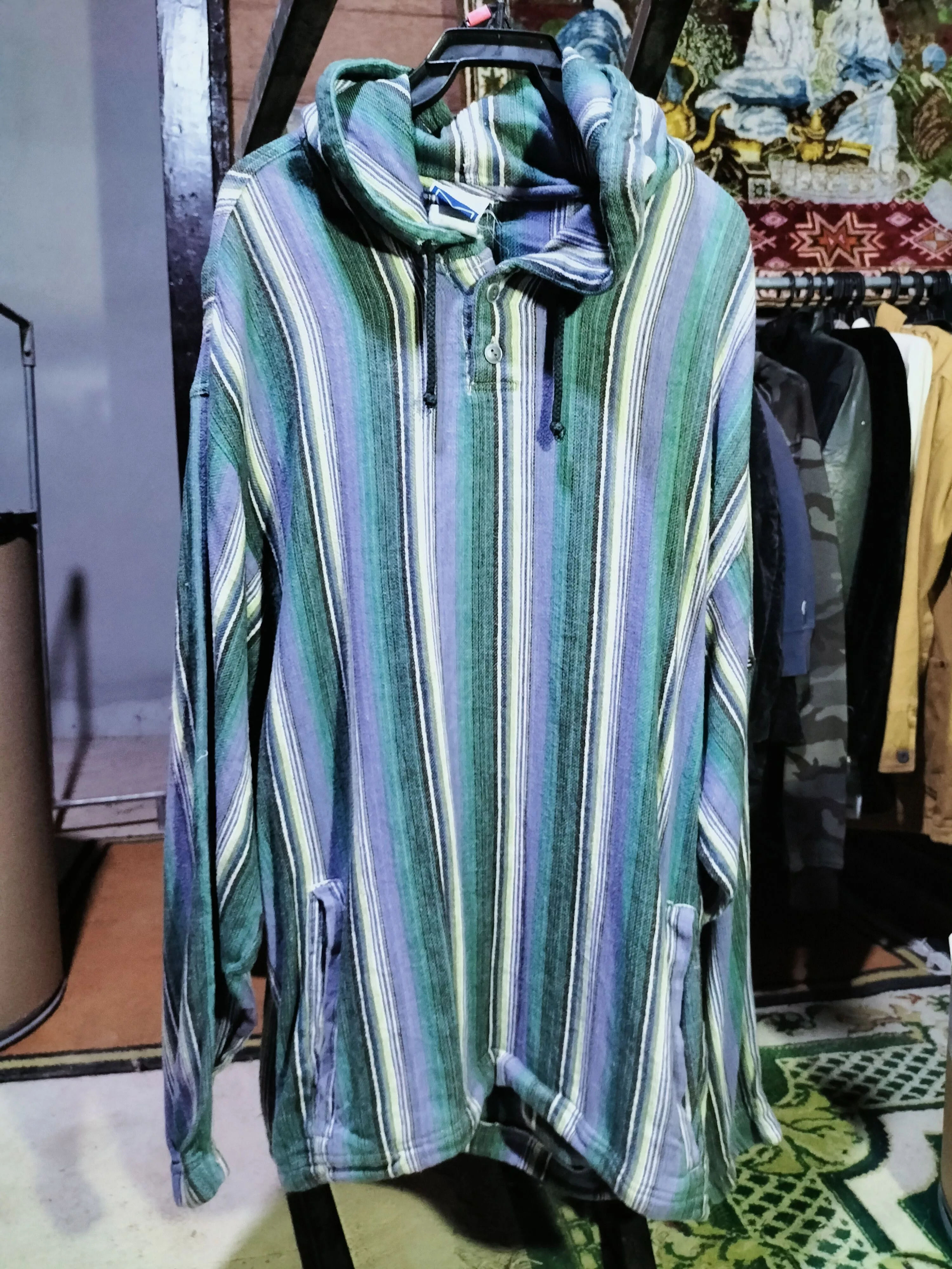 Gotcha Cloaks Capes Gotcha × Native × Vintage Vintage Gotcha Tribal Native Fashion 90s Streetwear Multi
