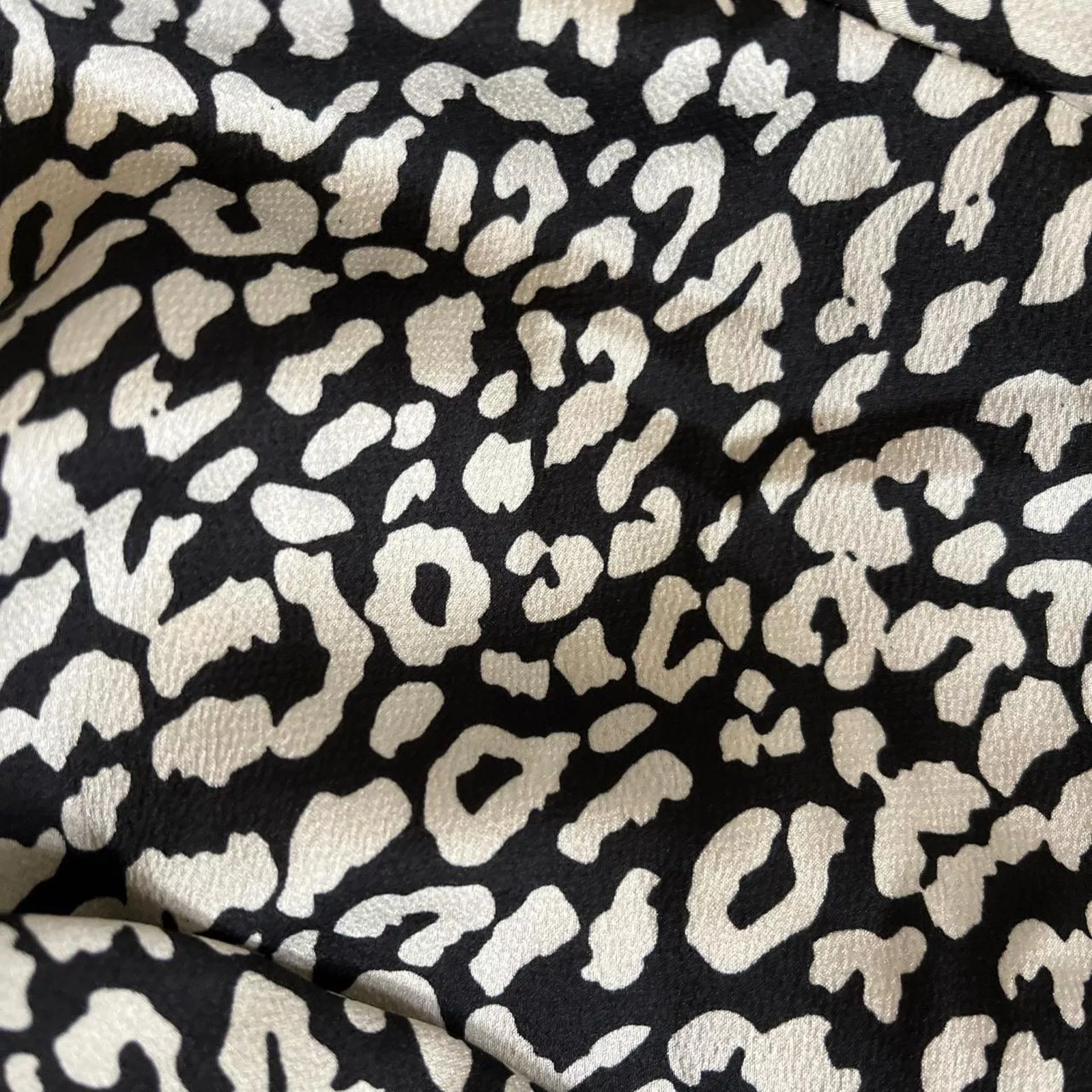 Other Blouses Other Cheetah print blouse Black
