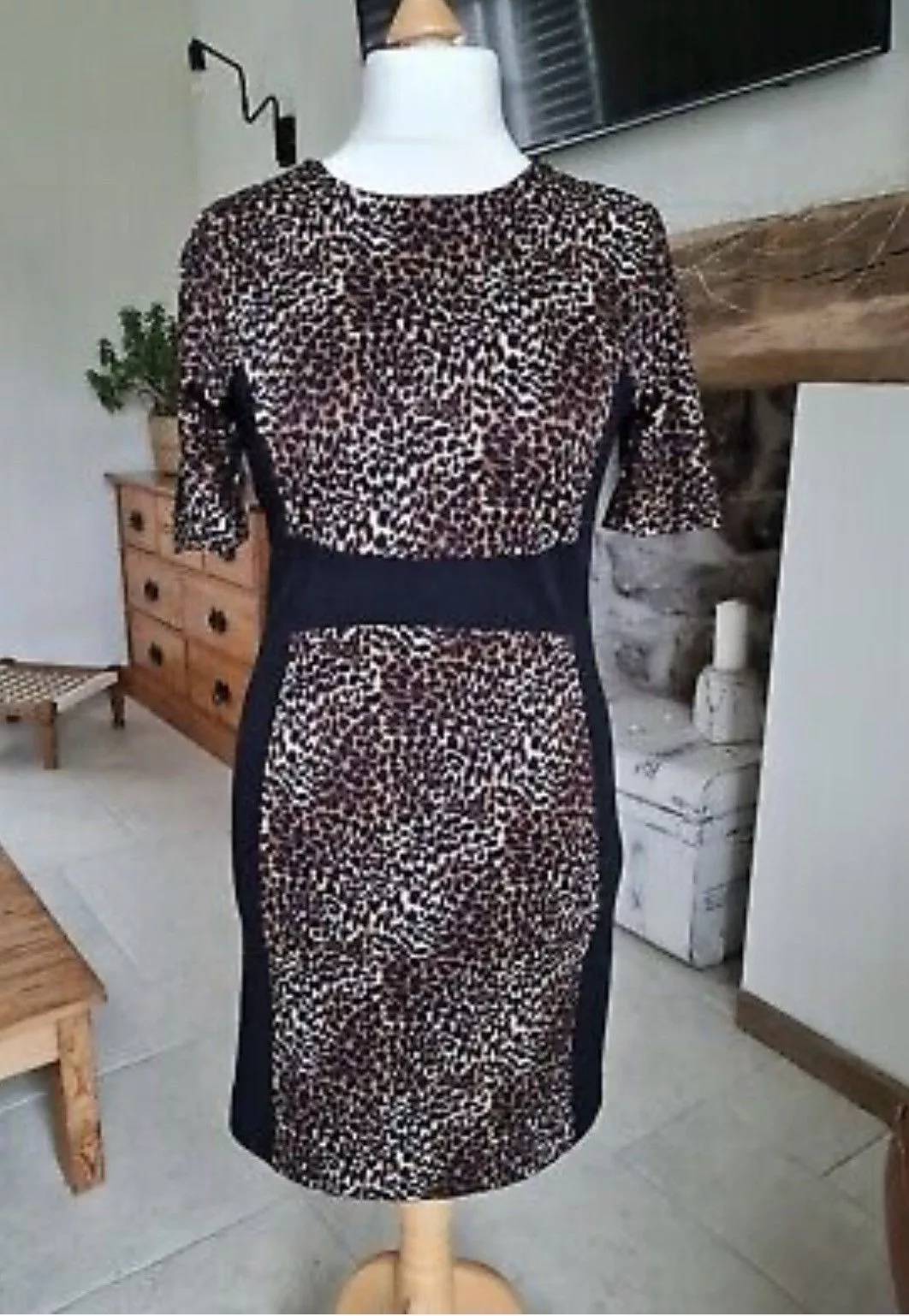 Michael Kors Midi Dresses Michael Kors Classy Leopard Cheetah Print Size Small Dress Brown