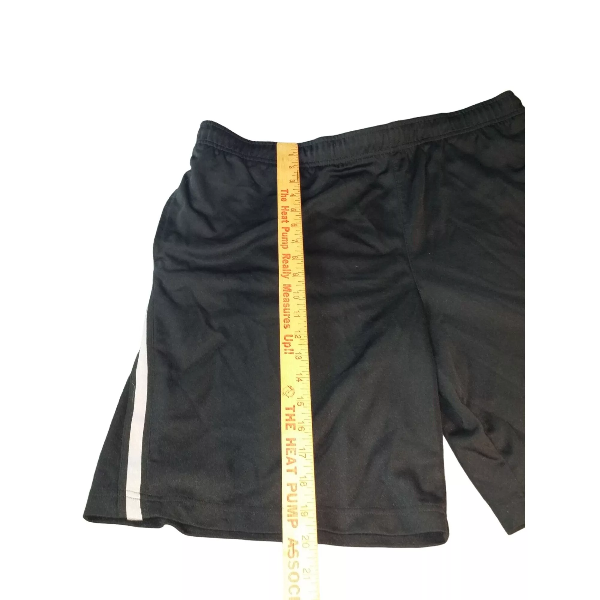 Nike Shorts Men Sz L Hybrid Training Black Drawstring 376067