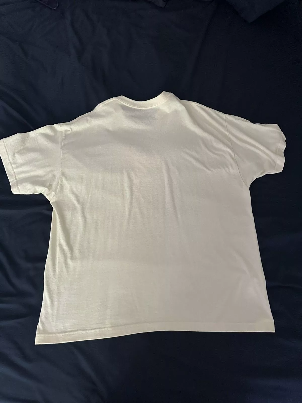 Half Evil Short Sleeve T Shirts Half Evil Character Tee XXL White