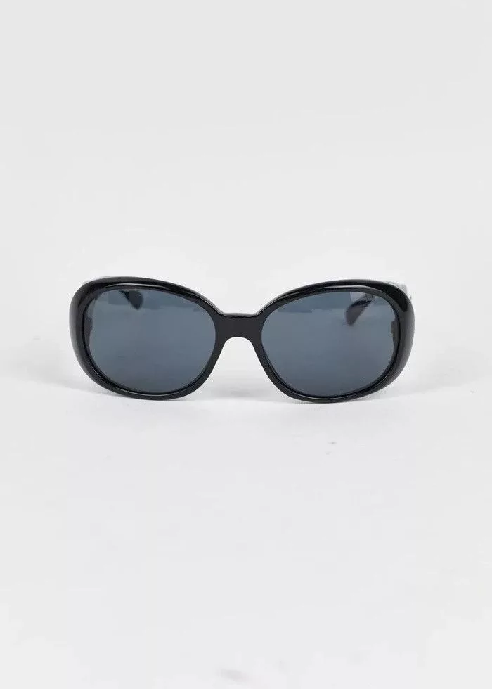 Chanel Glasses Chanel flowers glasses Black