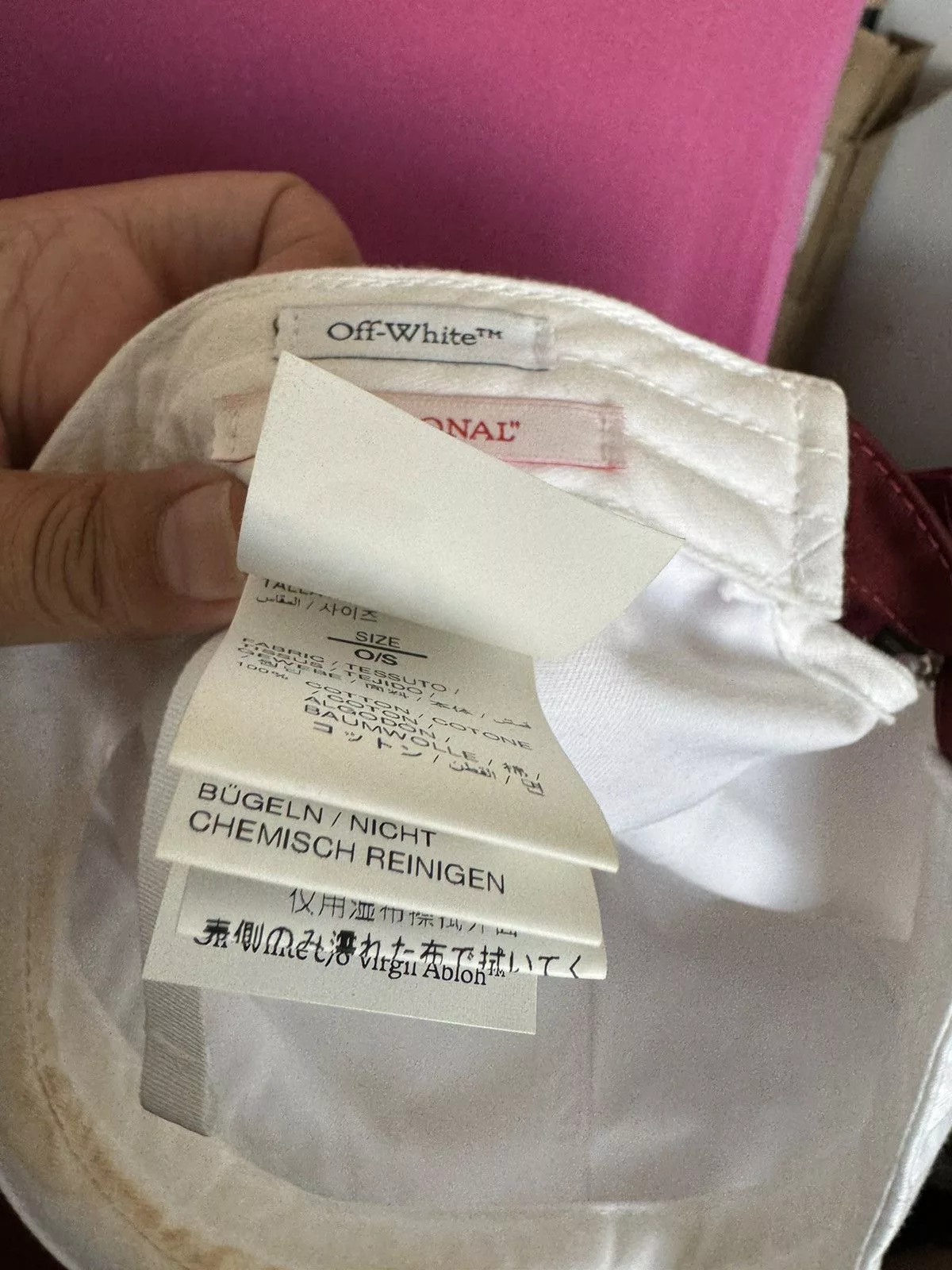 Off-White Hats Off-White Comics Baseball Cap
