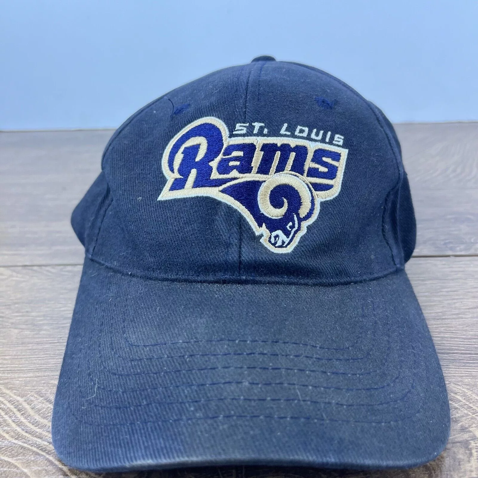 Other Hats Other St. Louis Rams Hat Blue Rams NFL Hat Blue Hat Adjustable Blu