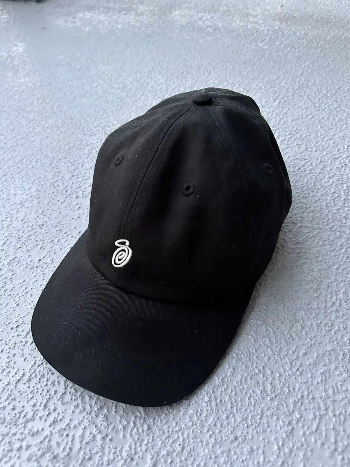 Stussy Hats STUSSY SMALL LOGO HAT BLACK