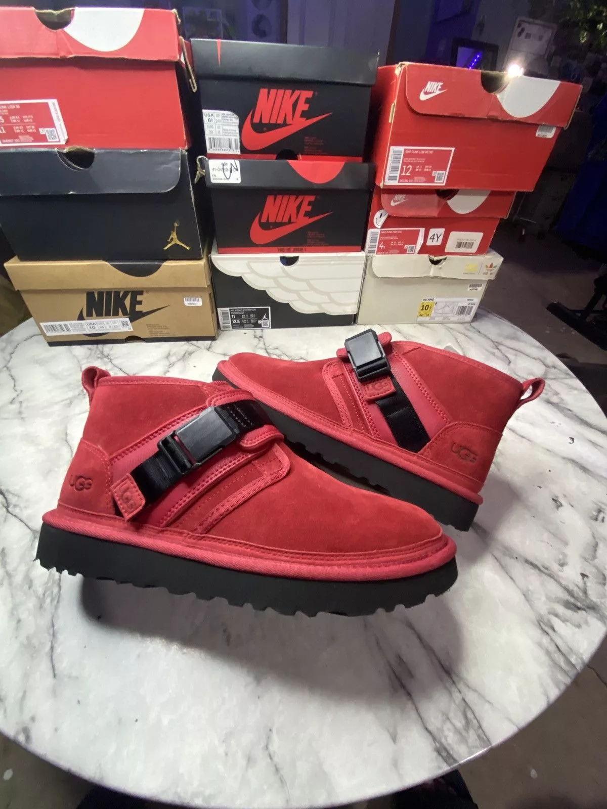 Ugg Boots UGG strap boot red new