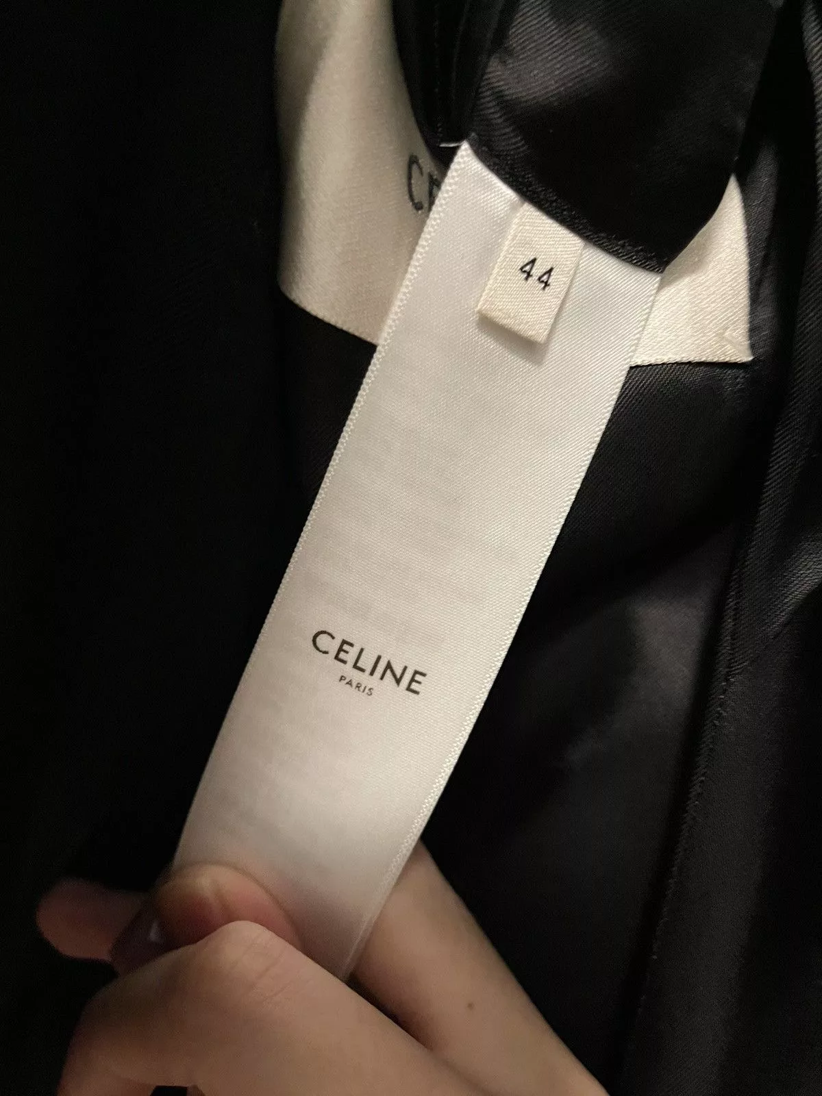 Celine Blazers Celine × Hedi Slimane Celine SS22 Cosmic Cruiser Rectangular 2 button blazer Black