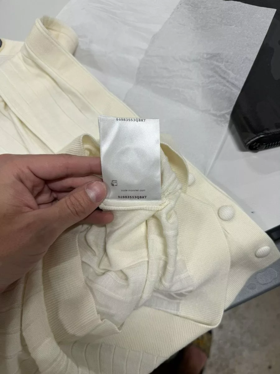 Moncler Sweaters Moncler Turtleneck Sweater NEW 900$ White
