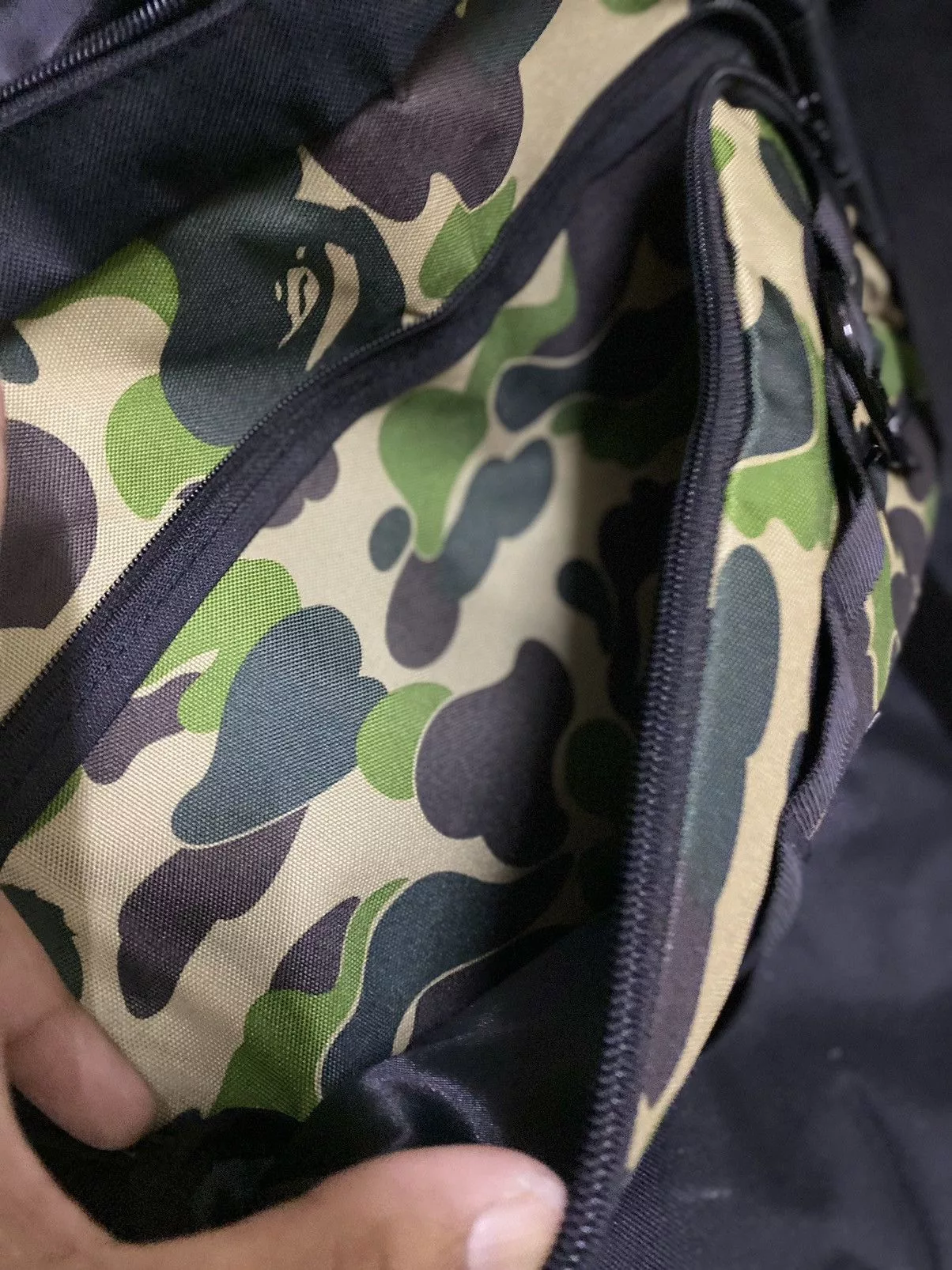 Bape Bags Luggage Bape Messenger Bag Black