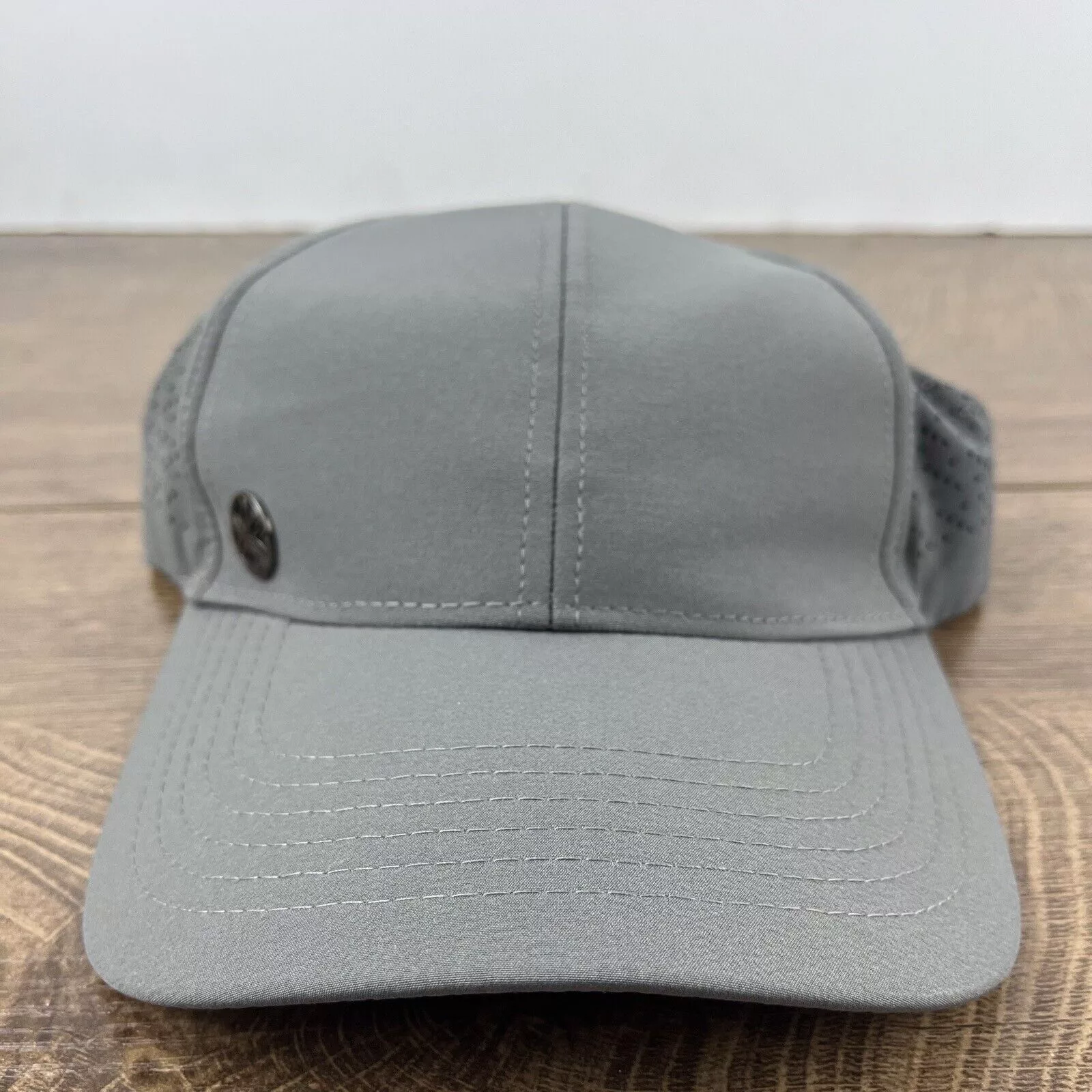 Other Hats Other Gray Athletic Hat Running Cap Hat Gray Hat Adjustable Hat Gr