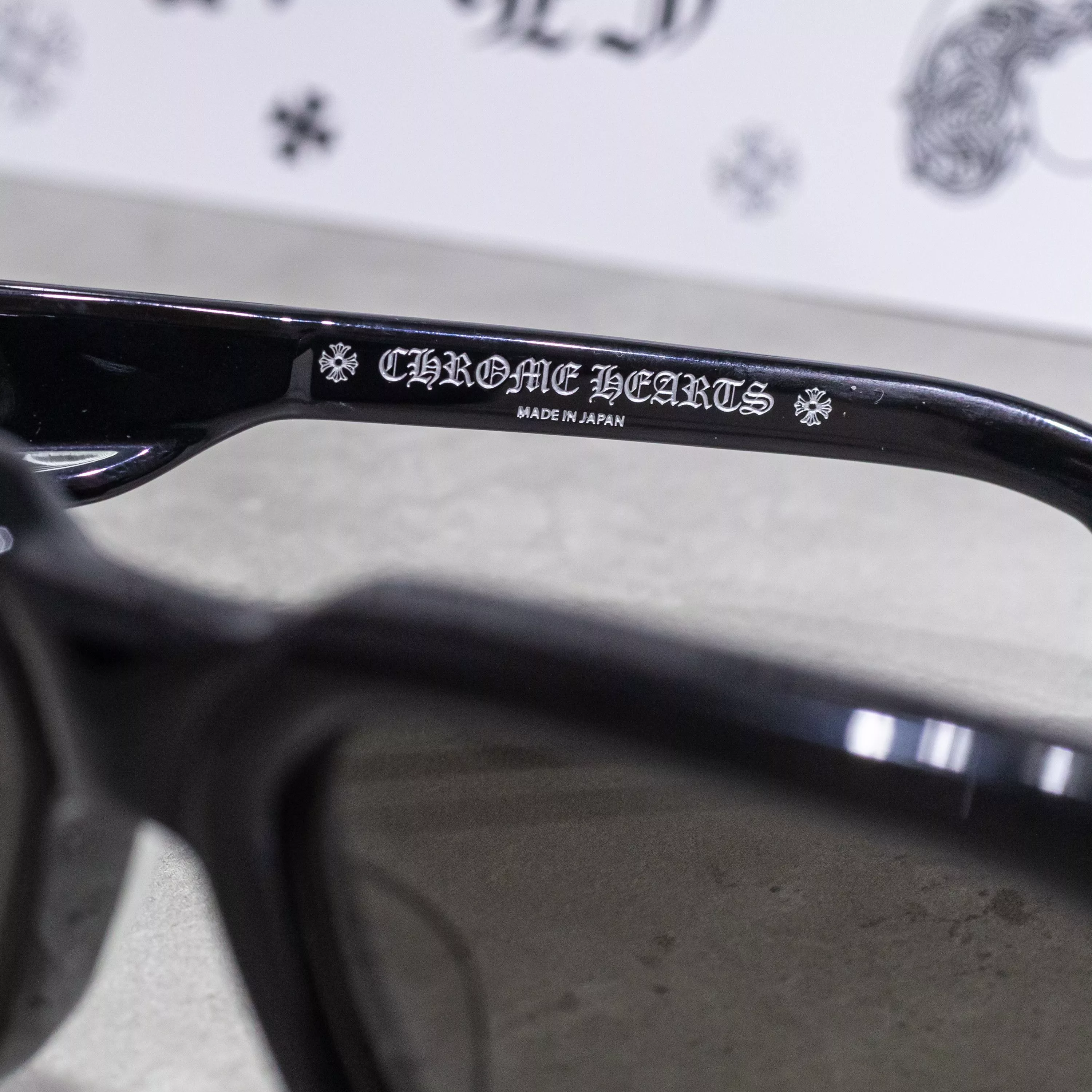 Chrome Hearts Sunglasses CHROME HEARTS SNIFFER BLACK