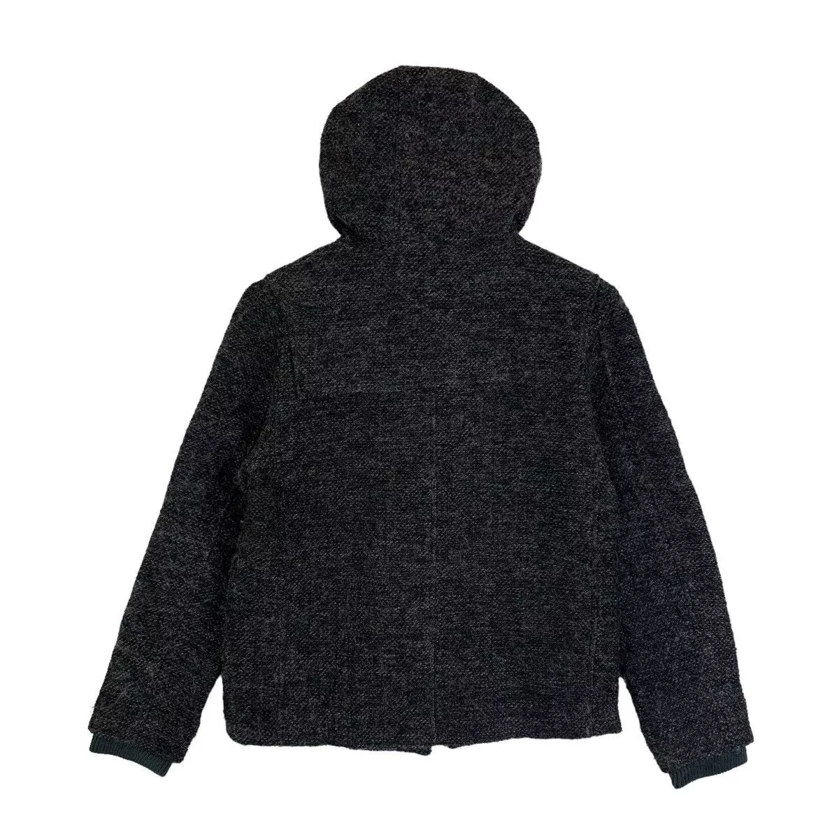go slow caravan Heavy Coats GO SLOW CARAVAN Outdoor Sportswear Button Wool Hoodie Coat Gray Gorpcore