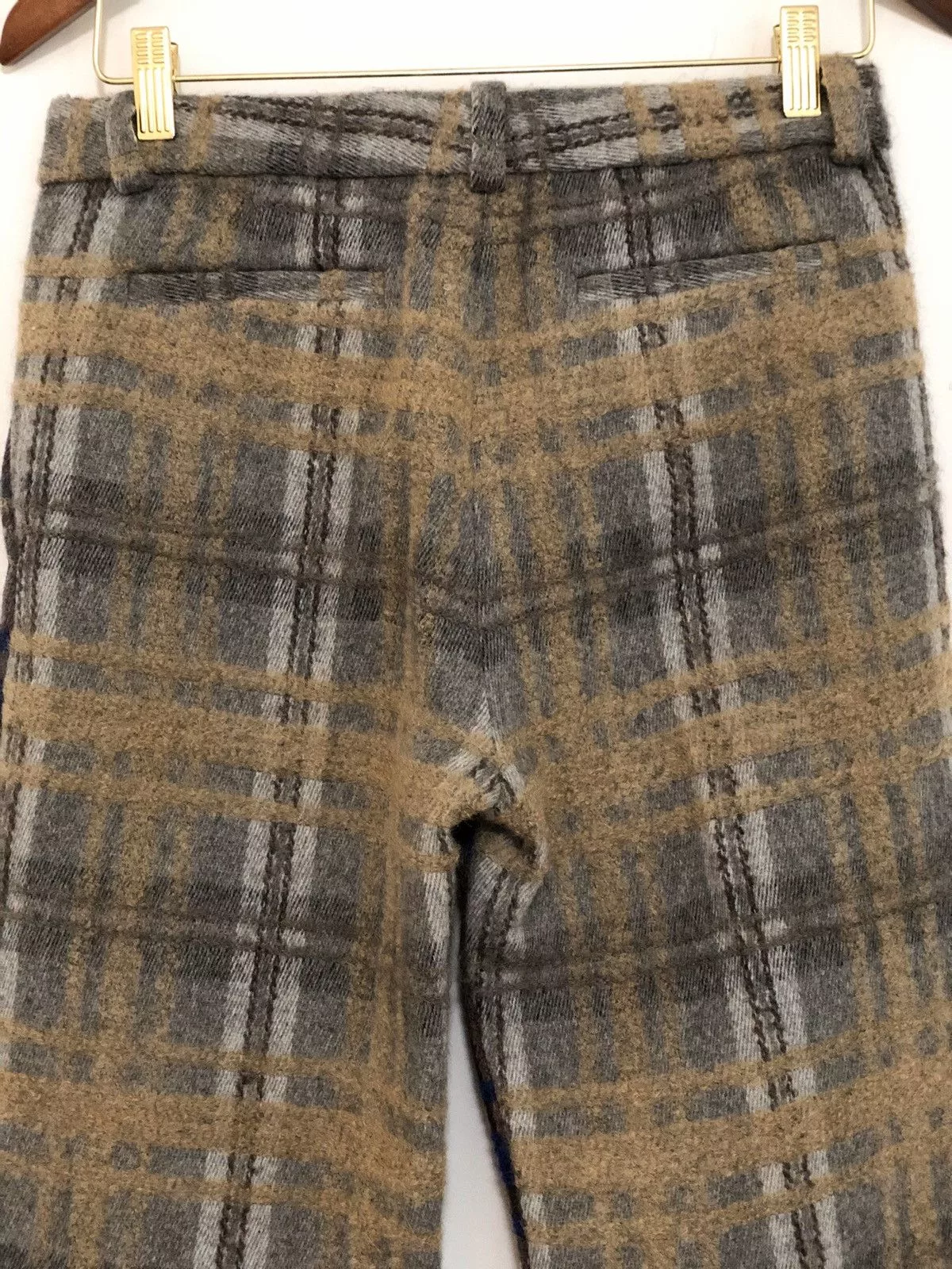 Acne Studios Casual Pants Acne Studios Maya Check Mix Plaid Pants AW16 Multi
