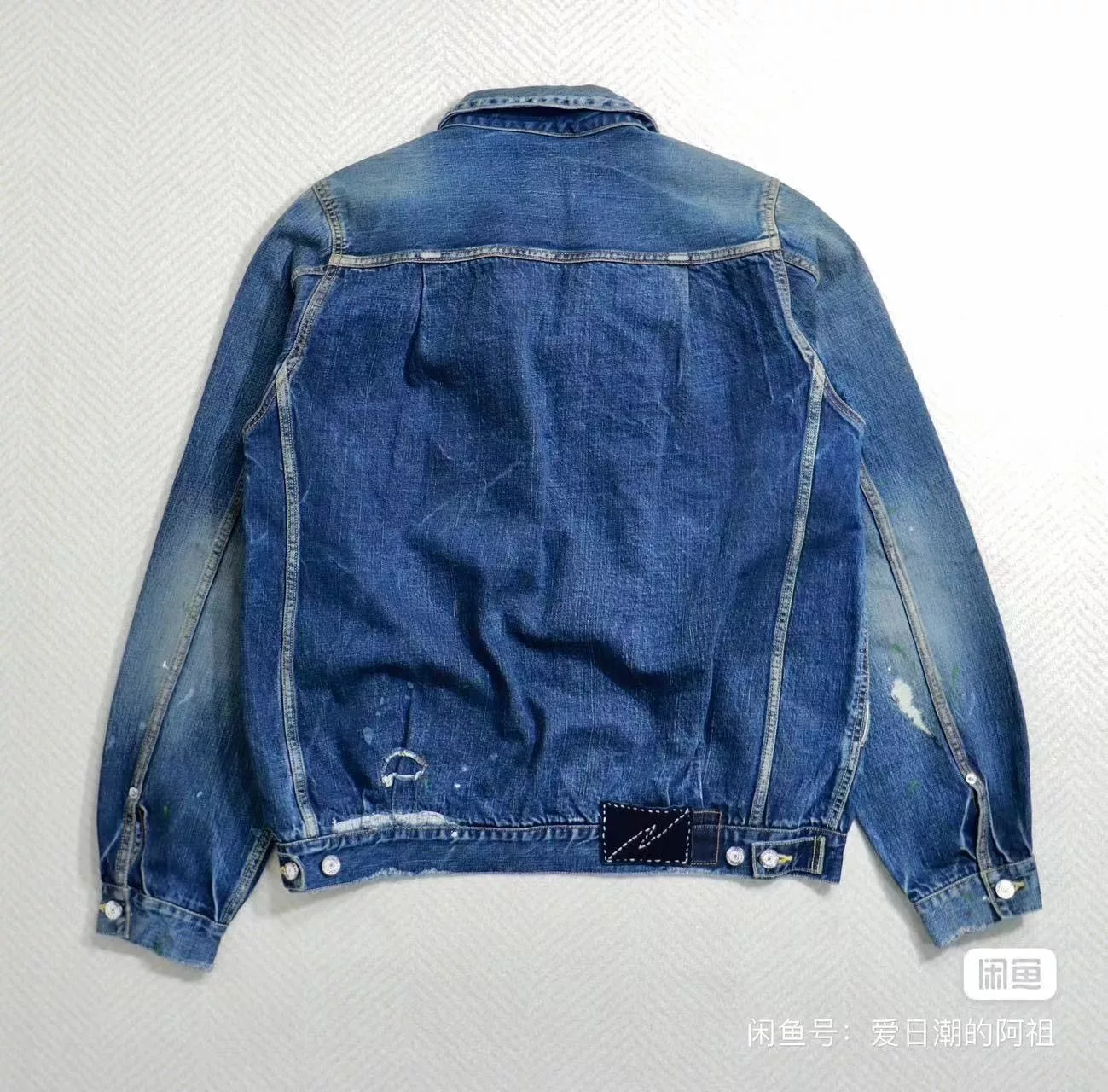 Visvim Shirts Button Ups VISVIM 19SS SS 101 JKT JUMBO DRY DMGD-1005 DRY5 Blue
