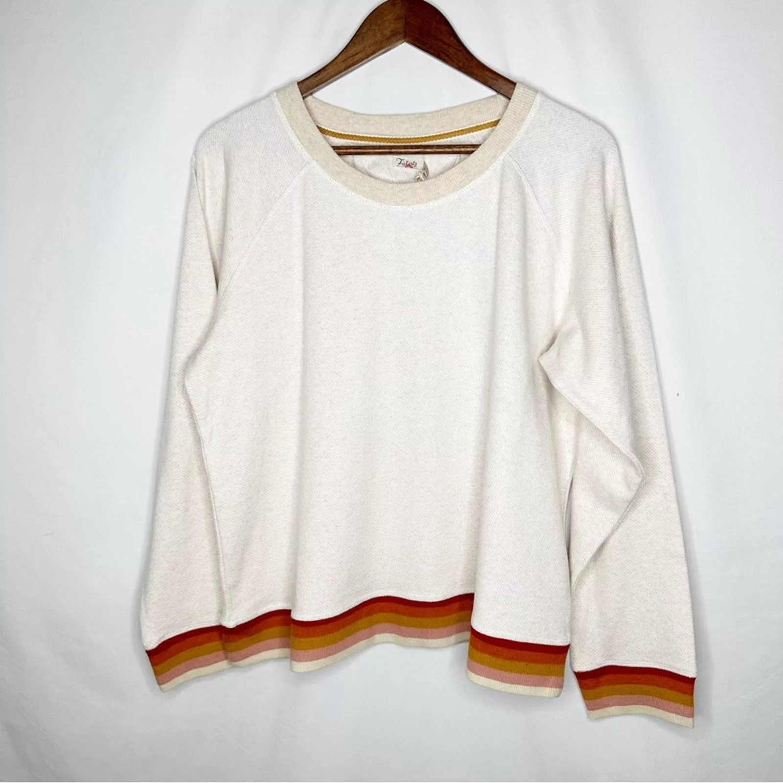 Faherty Blouses FAHERTY Legend Sweater Crew Off White NWT in XL