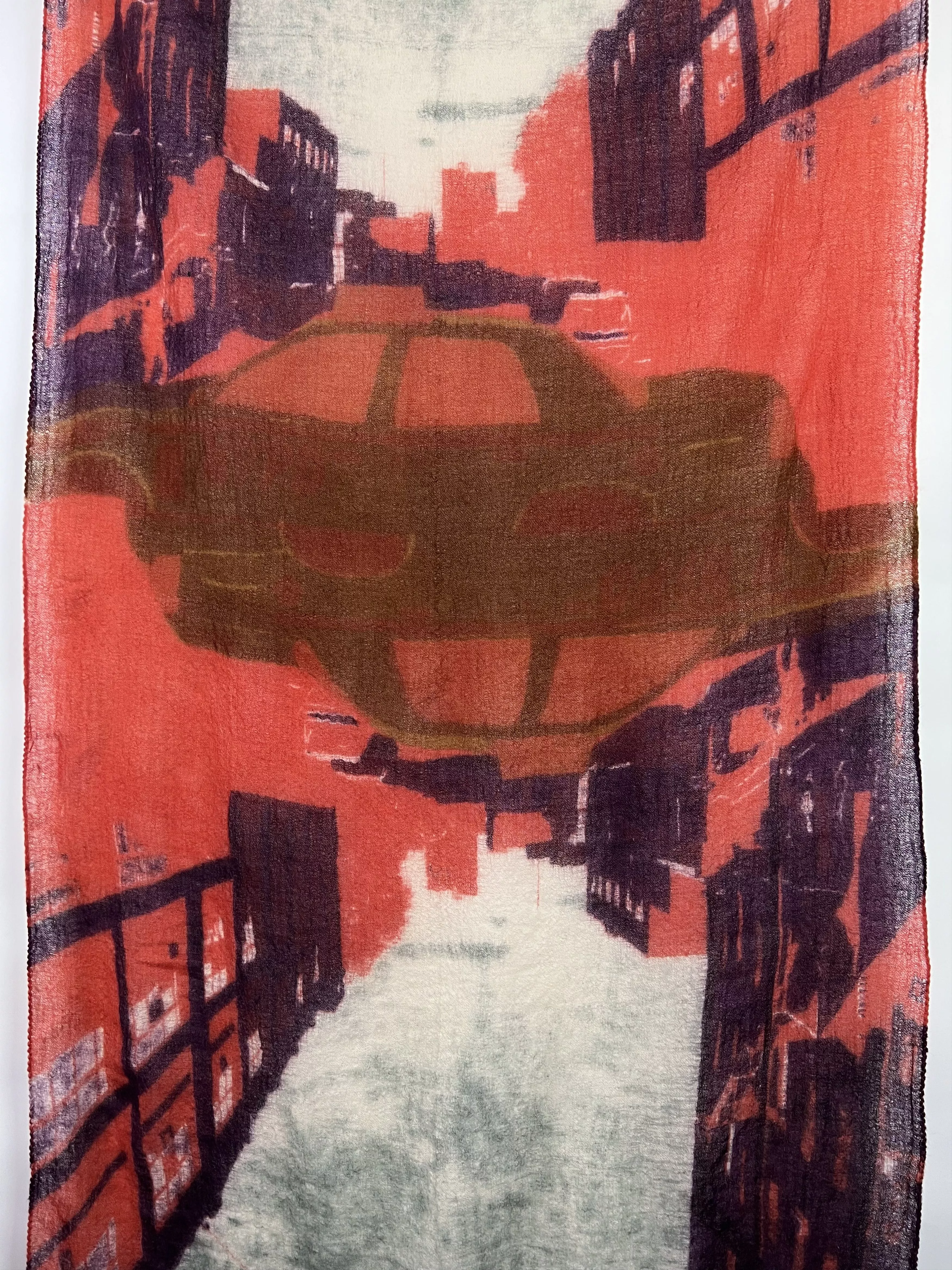 Becksondergaard Scarves Becksondergaard Beck Sondergaard Multicolor 100% Wool Scarf 190x90 Vintage