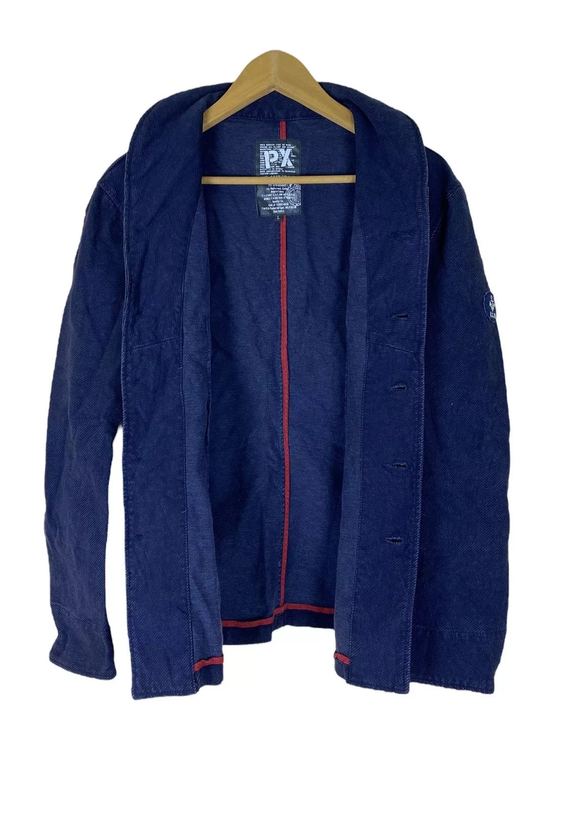 Avirex Light Jackets USN Avirex Corduroy Light Jacket Blue