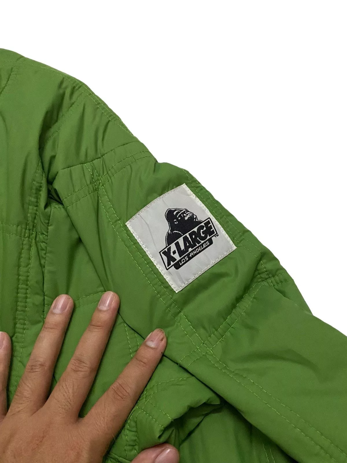 Xlarge Light Jackets XLarge Quilted Revisible Jacket Green