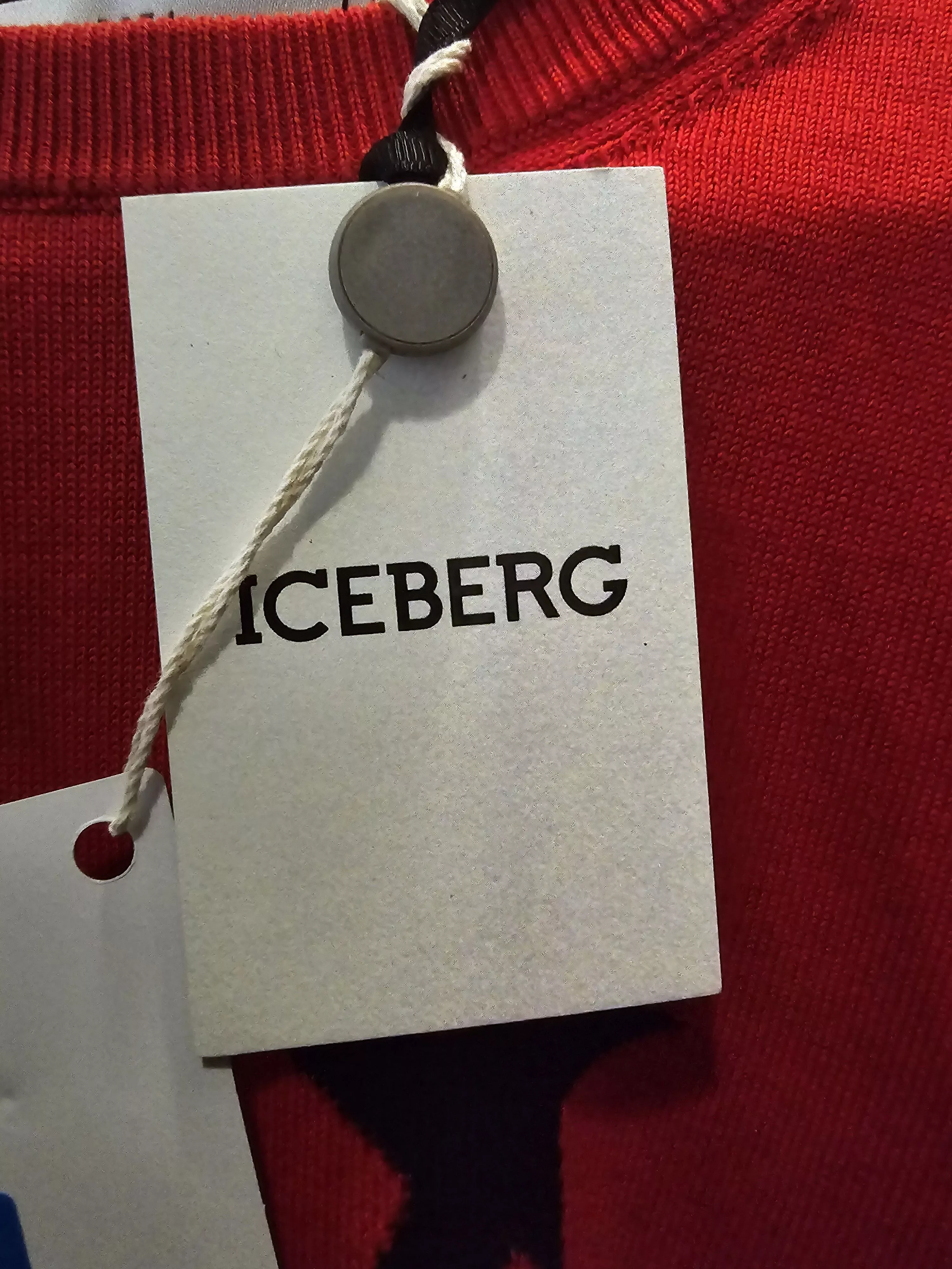 Iceberg Sweaters Knitwear Iceberg mickey mouse sweater Red